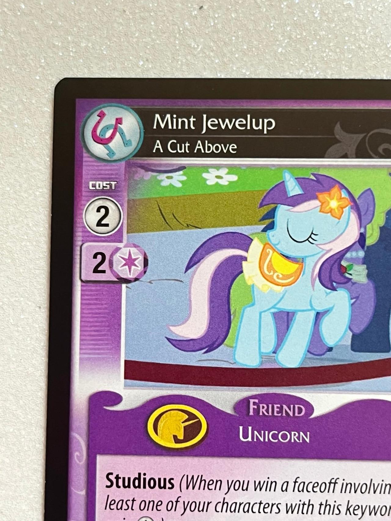 My Little Pony Trading Card Game A Cut Above, Mint Julip #55C — image 5
