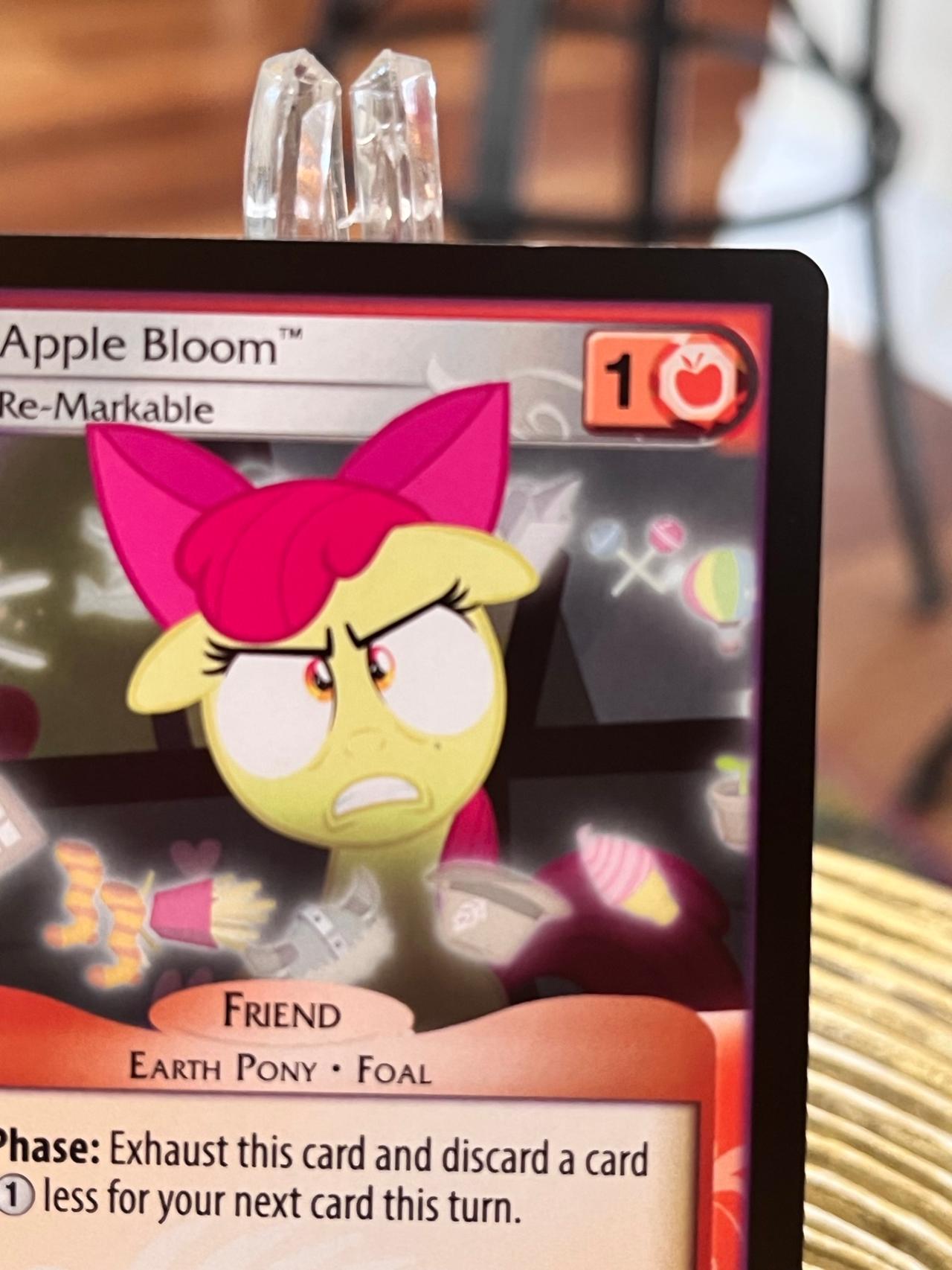 My Little Pony Trading Card Game Apple Bloom Re-Markable #23c — image 2