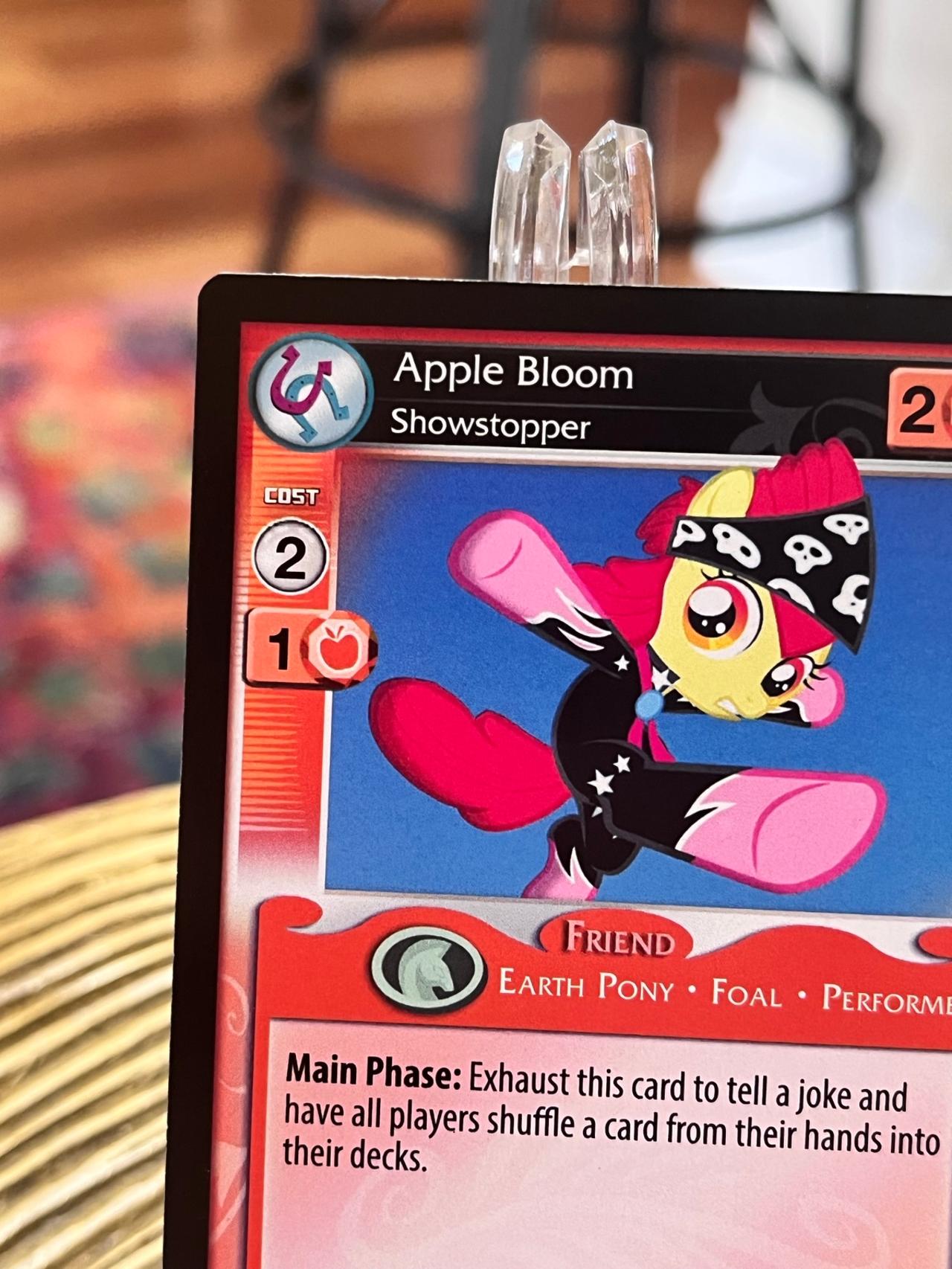 My Little Pony Trading Card Game Apple Bloom Showstopper #19c — image 2