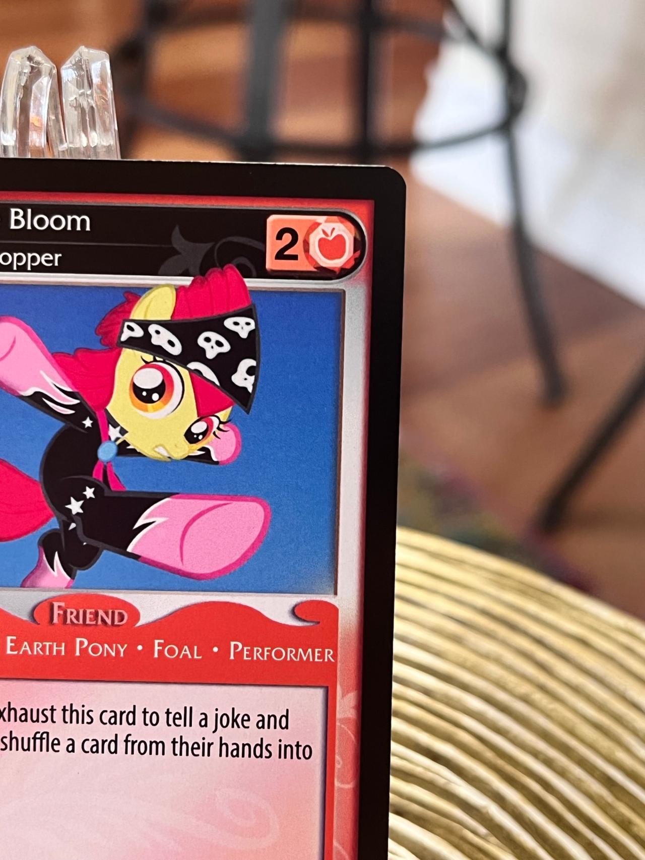 My Little Pony Trading Card Game Apple Bloom Showstopper #19c — image 3