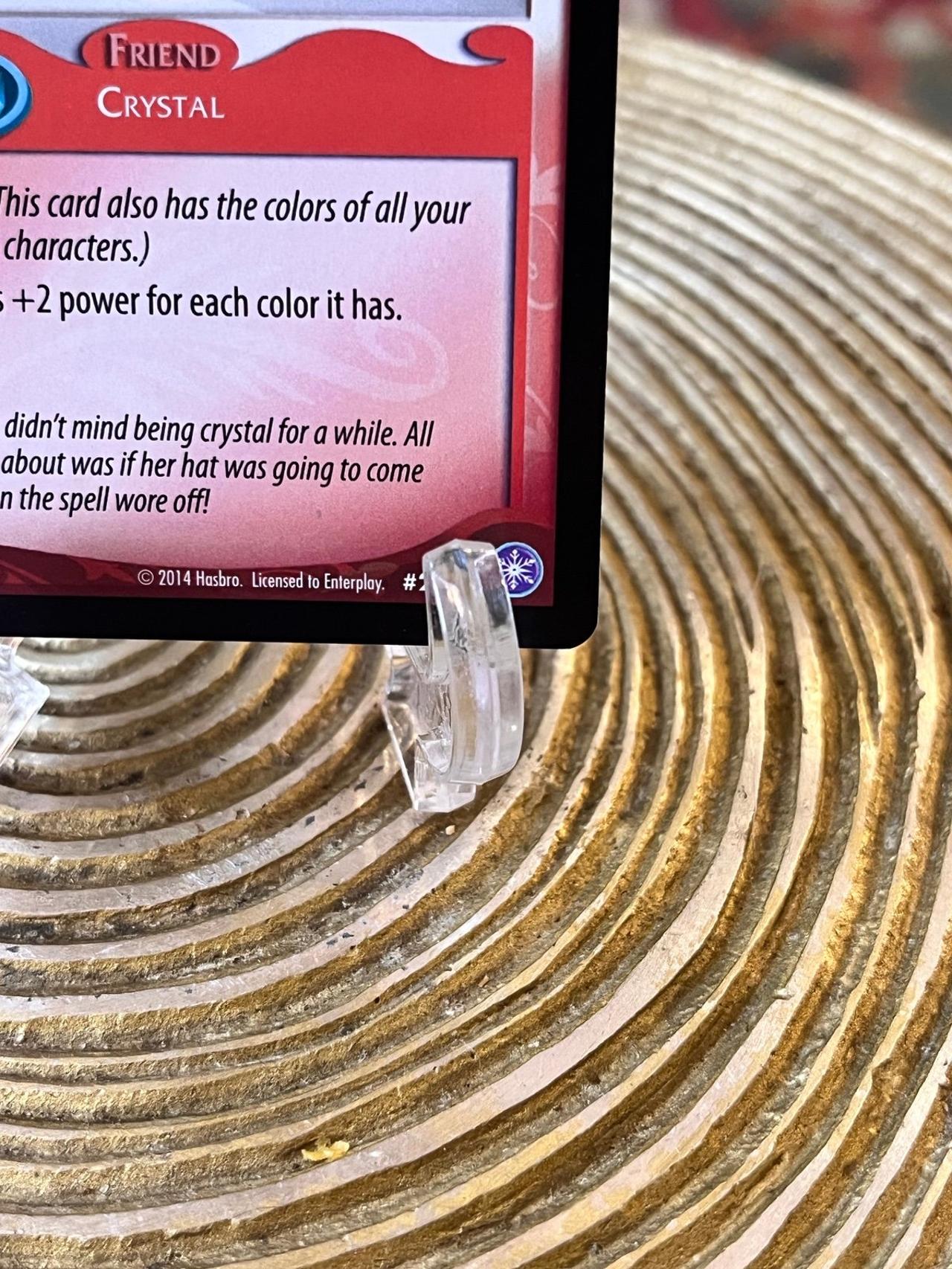 My Little Pony Trading Card Game Applejack Crystalized #21U — image 4