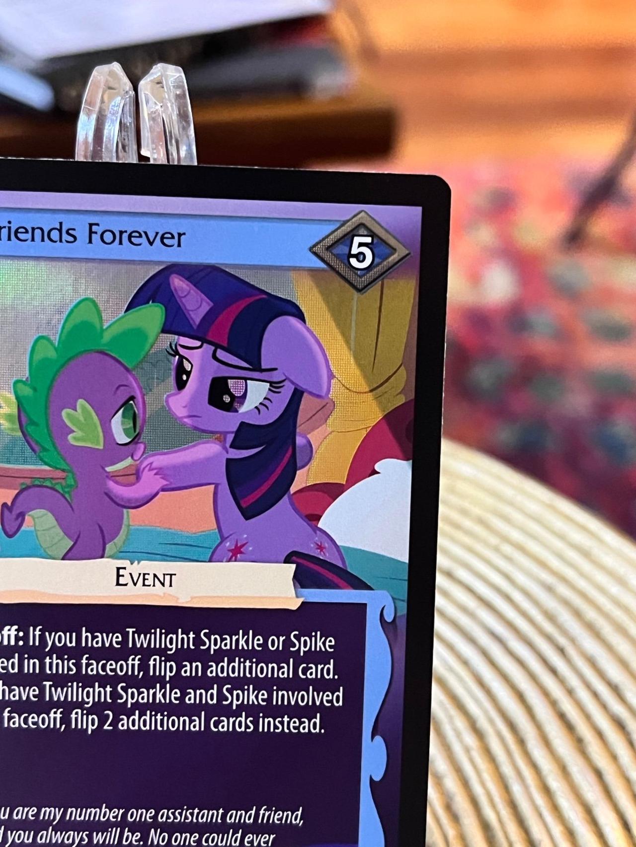 My Little Pony Trading Card Game Friends Forever #f35 Foil — image 3