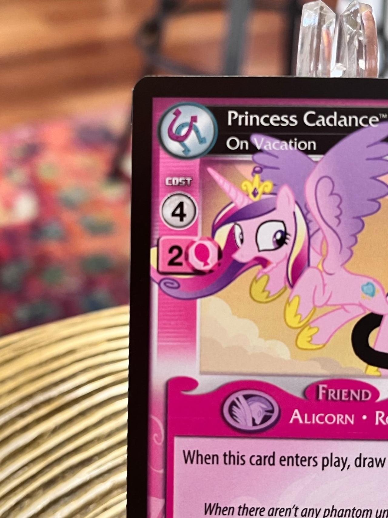 My Little Pony Trading Card Game Princess Cadence on Vacation #37c — image 2