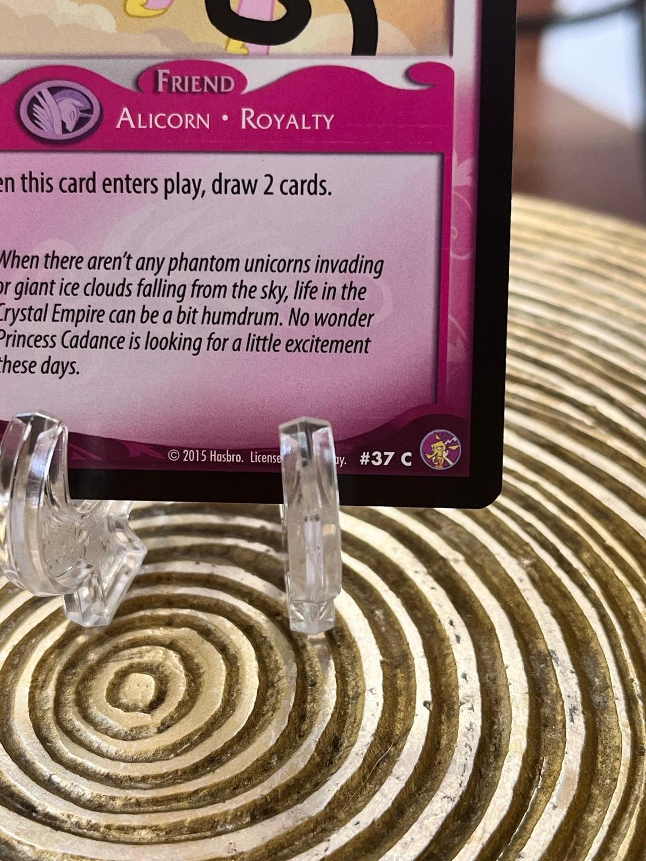 My Little Pony Trading Card Game Princess Cadence on Vacation #37c — image 4