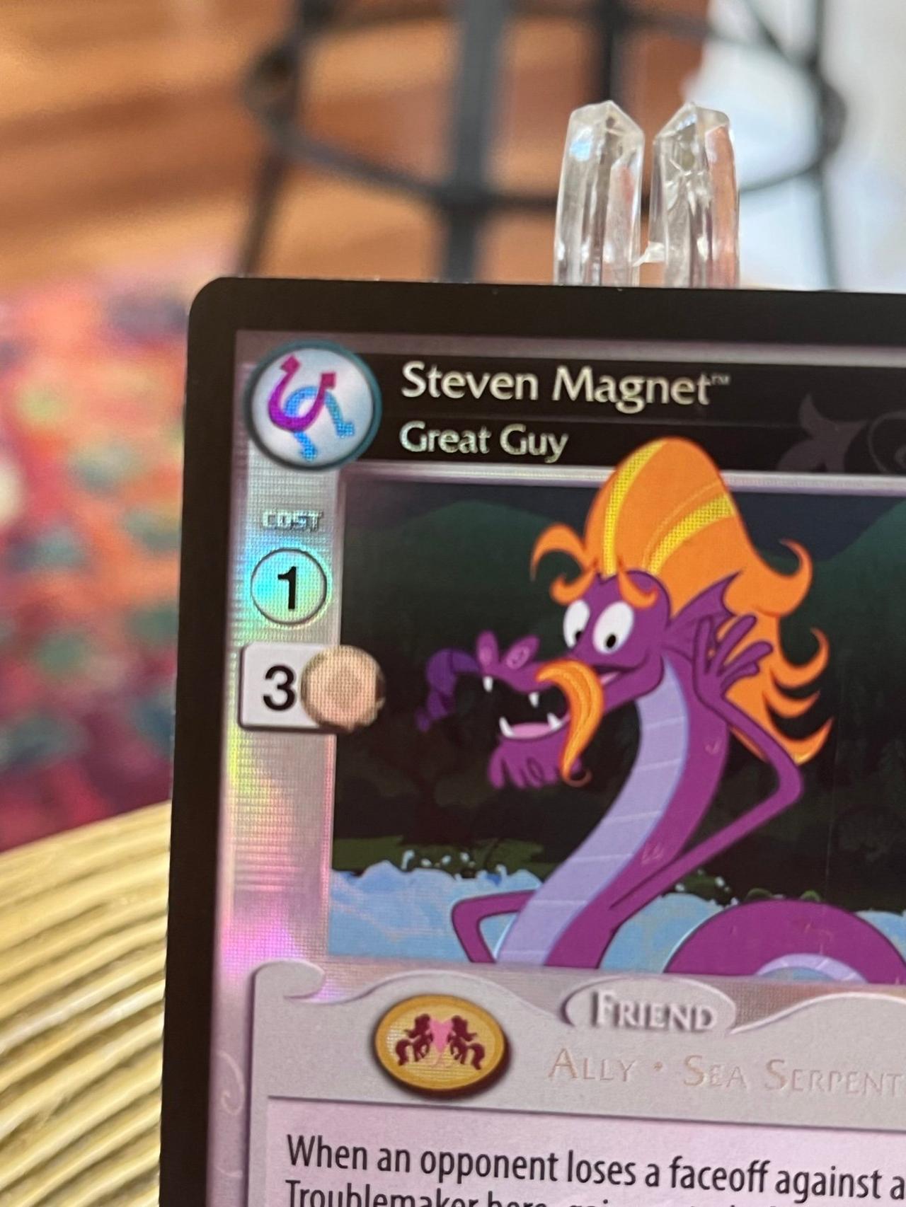 My Little Pony Trading Card Game Steven Magnet Great Guy #f28 — image 5