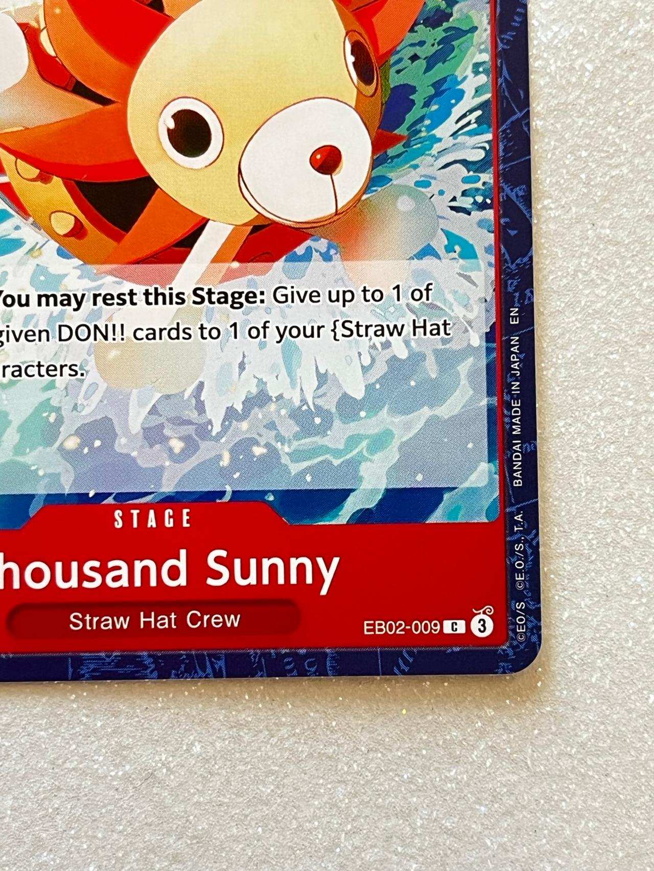 One Piece 25th Anniversary TCG EB02-009 Thousand Sunny ENGLISH READ — image 2