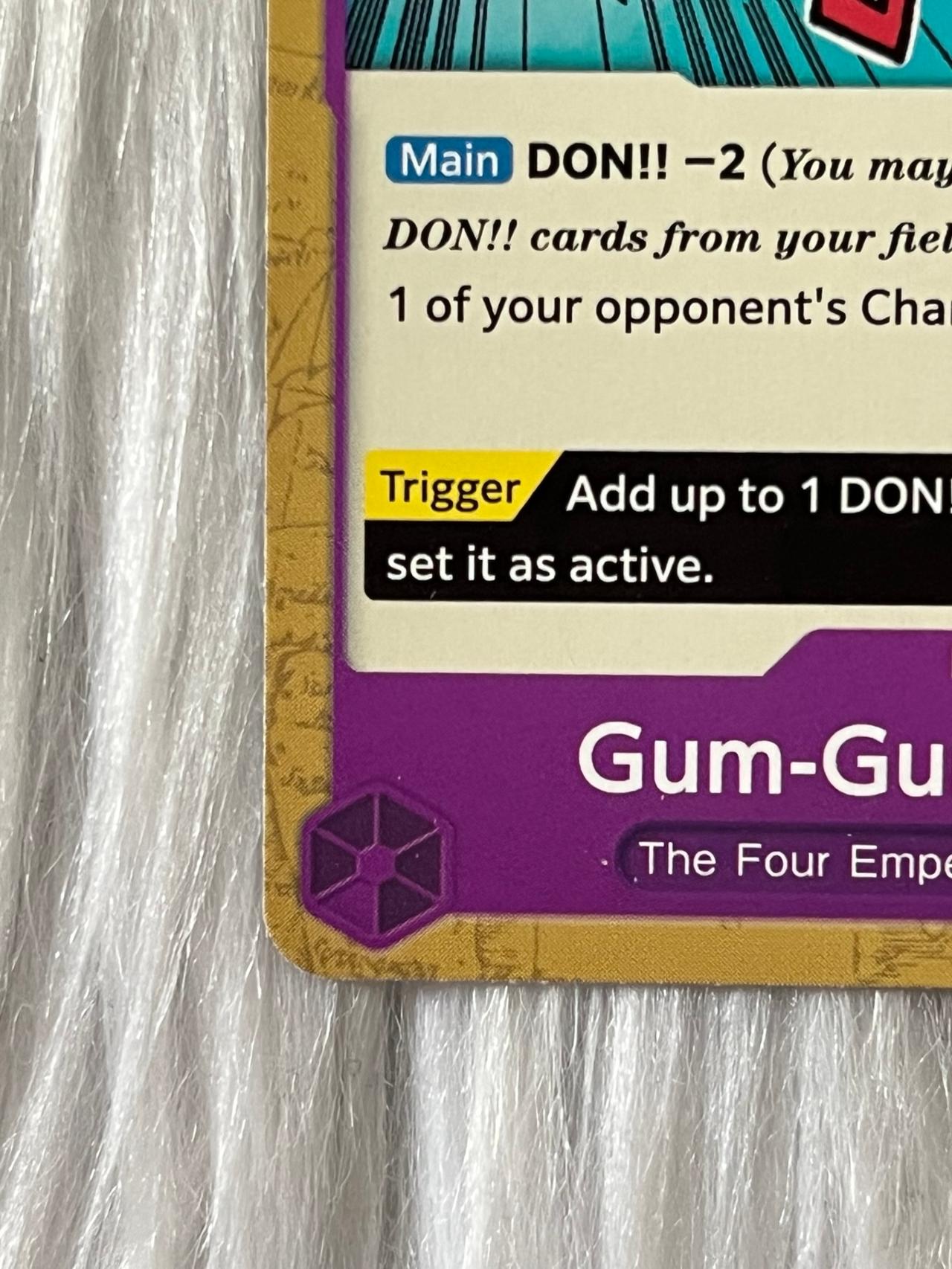 One Piece EITNW TCG OP09-078 Gum-Gum Lightening ENGLISH READ — image 2