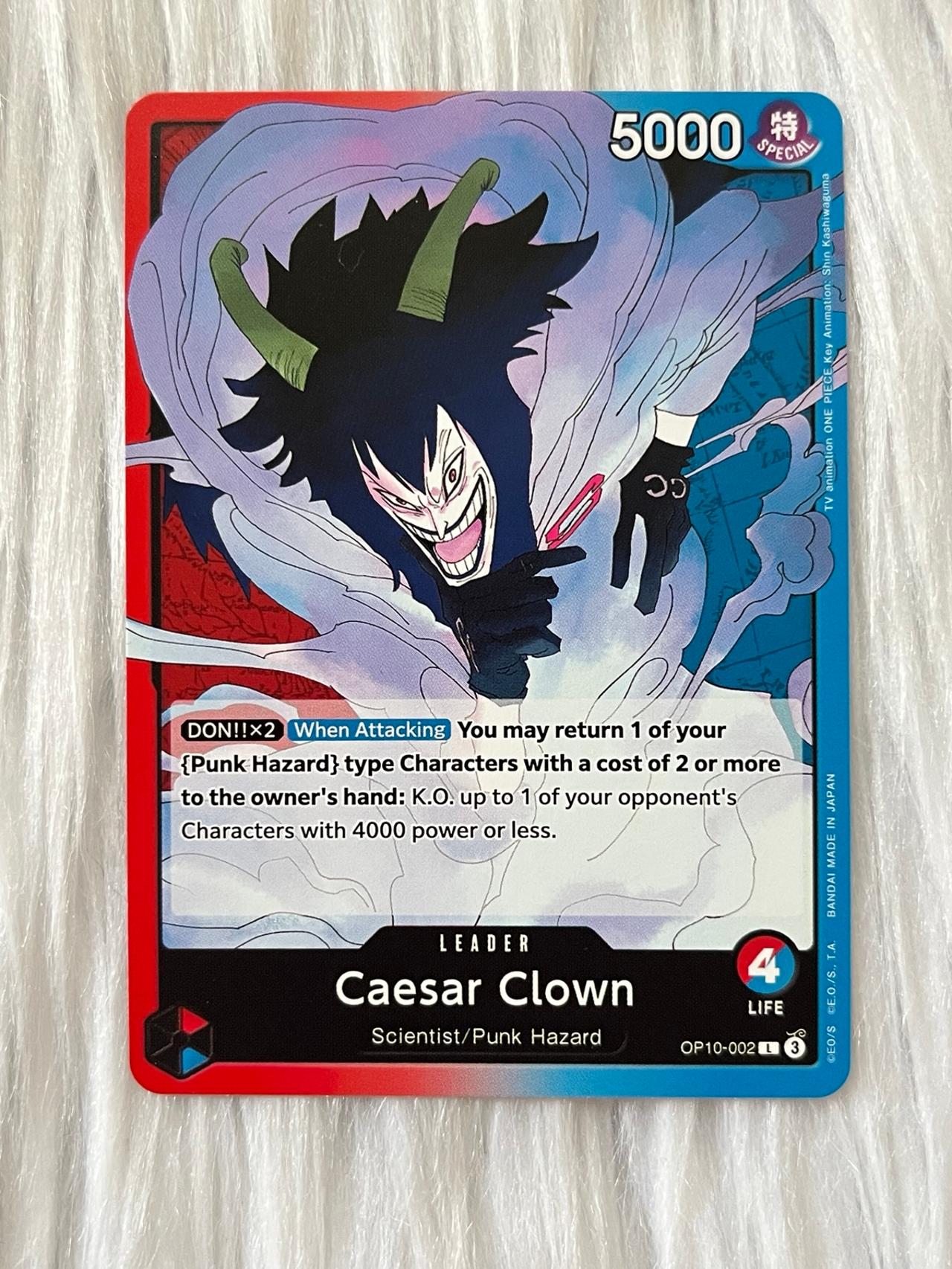 One Piece Royal Blood TCG OP10-002 Caesar Clown ENGLISH READ — image 11