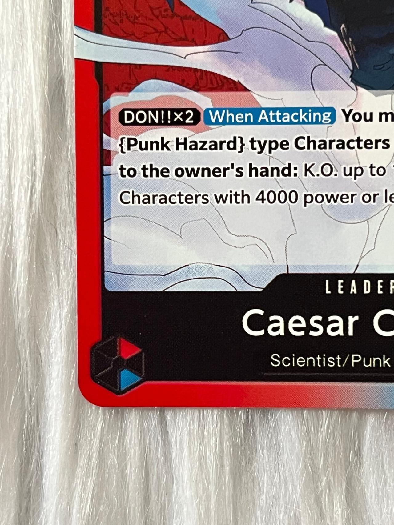 One Piece Royal Blood TCG OP10-002 Caesar Clown ENGLISH READ — image 2