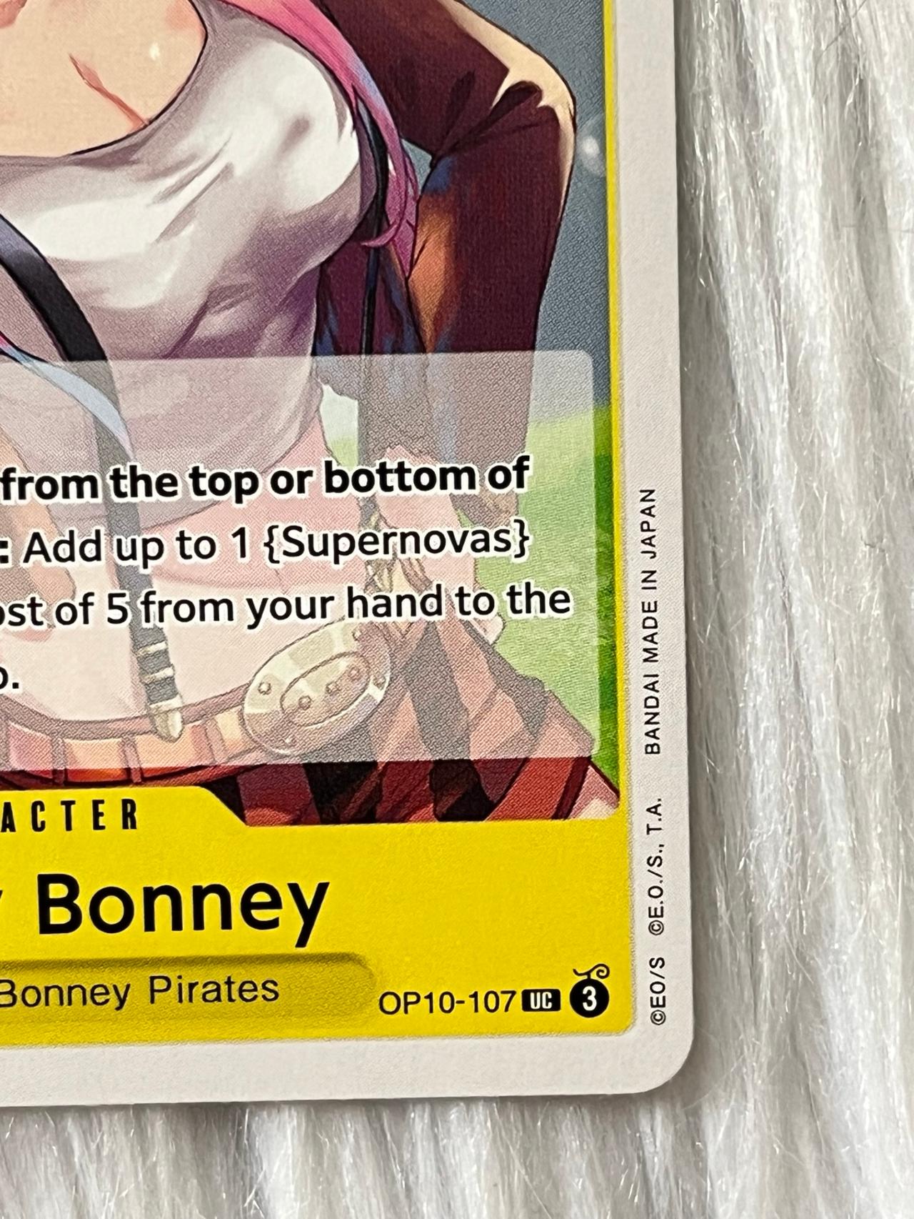 One Piece Royal Blood TCG OP10-107 Jewelry Bonney ENGLISH READ — image 3