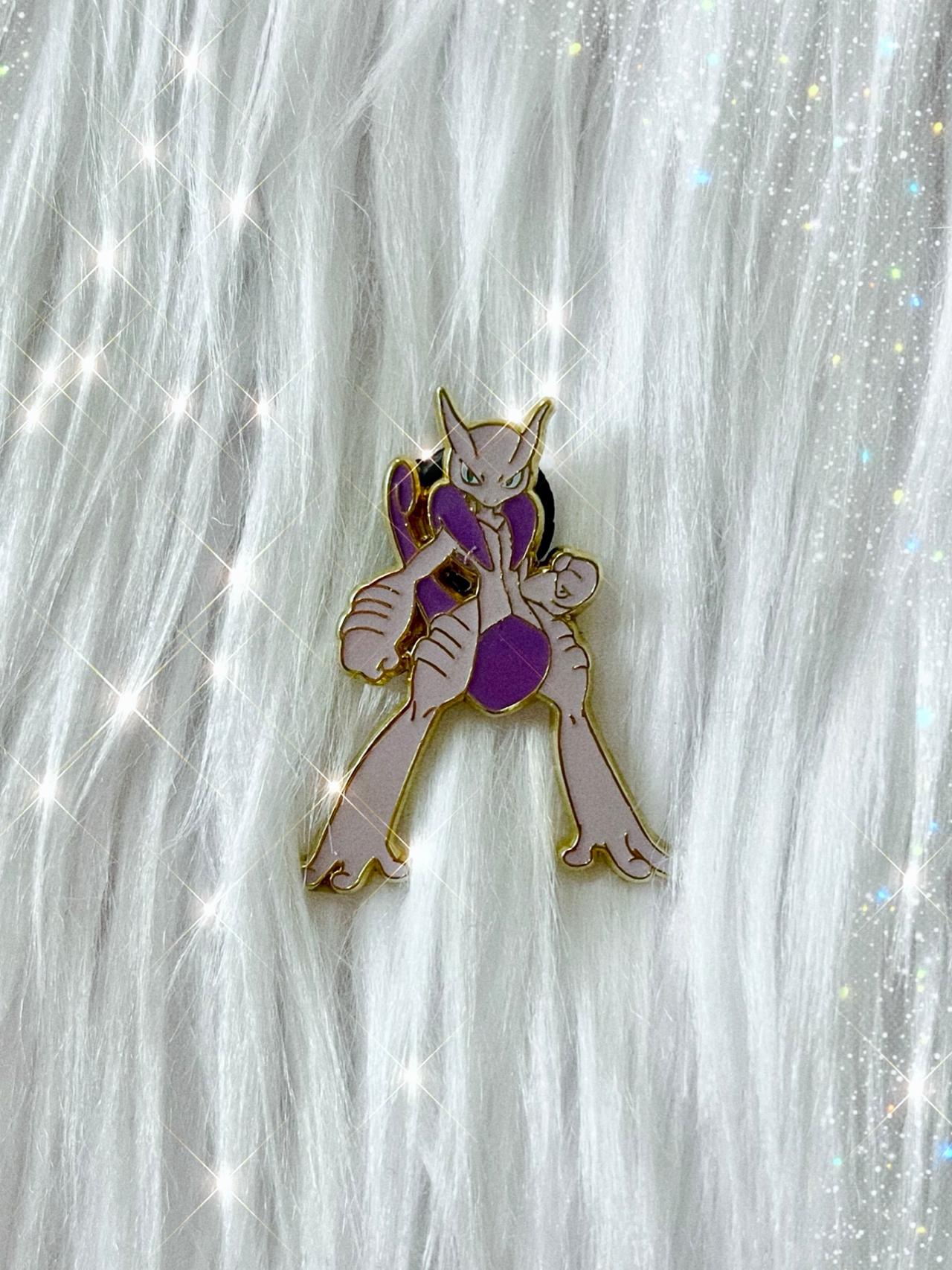 Pokémon Official Trading Pin XY Mega Mewtwo LNWOP READ