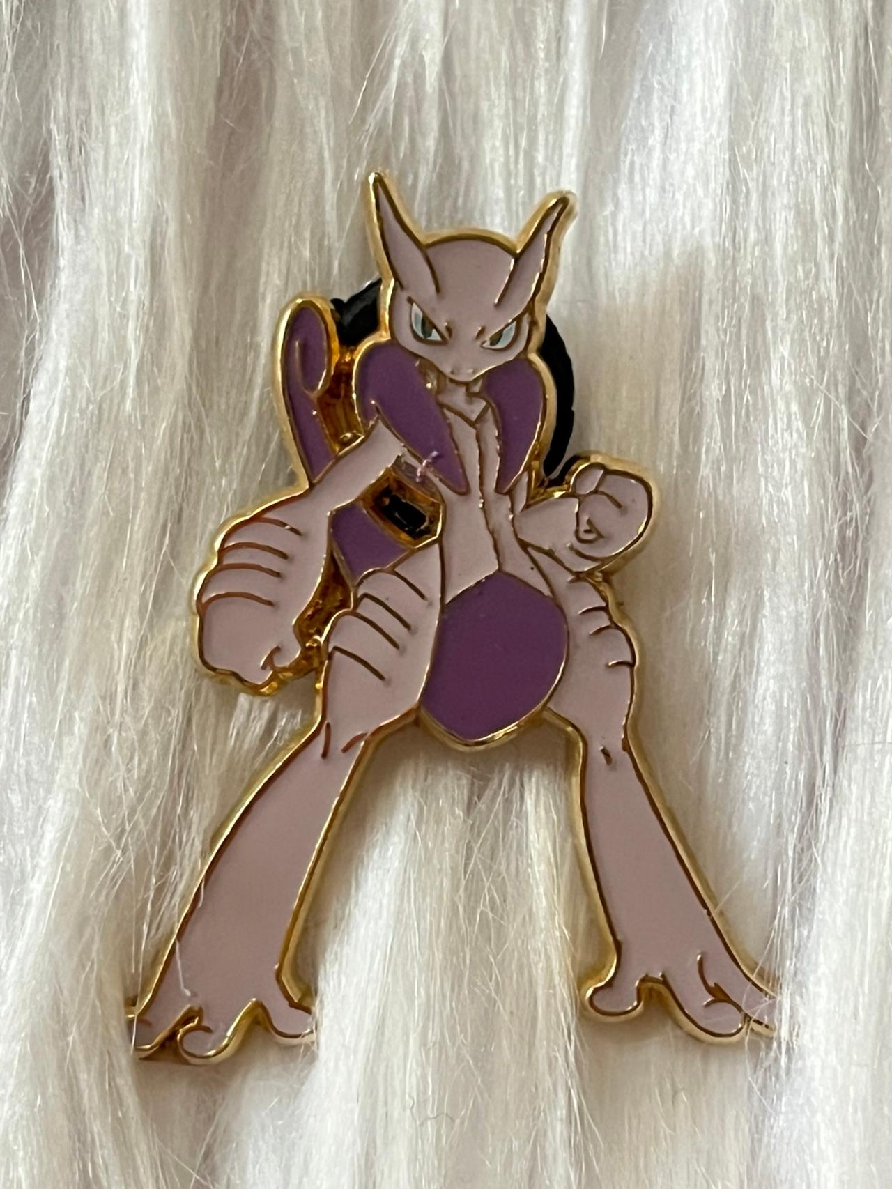 Pokémon Official Trading Pin XY Mega Mewtwo LNWOP READ — image 3