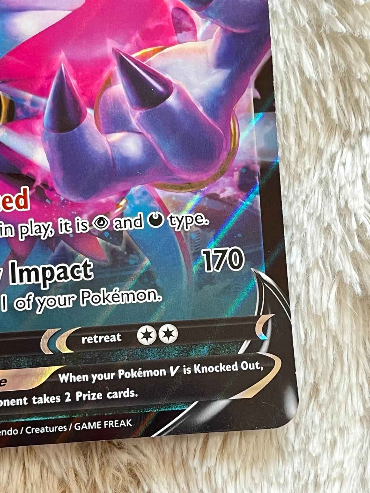 Pokémon TCG 2015 Fusion Strike Hoopa V JUMBO CARD EX SWSH179  READ — image 3