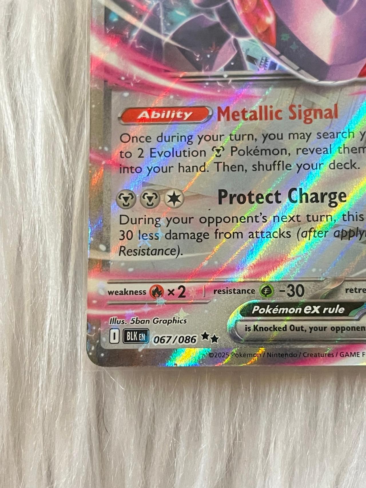 Pokémon TCG Black Bolt Genesect EX 067/086 Mint-NM READ — image 2