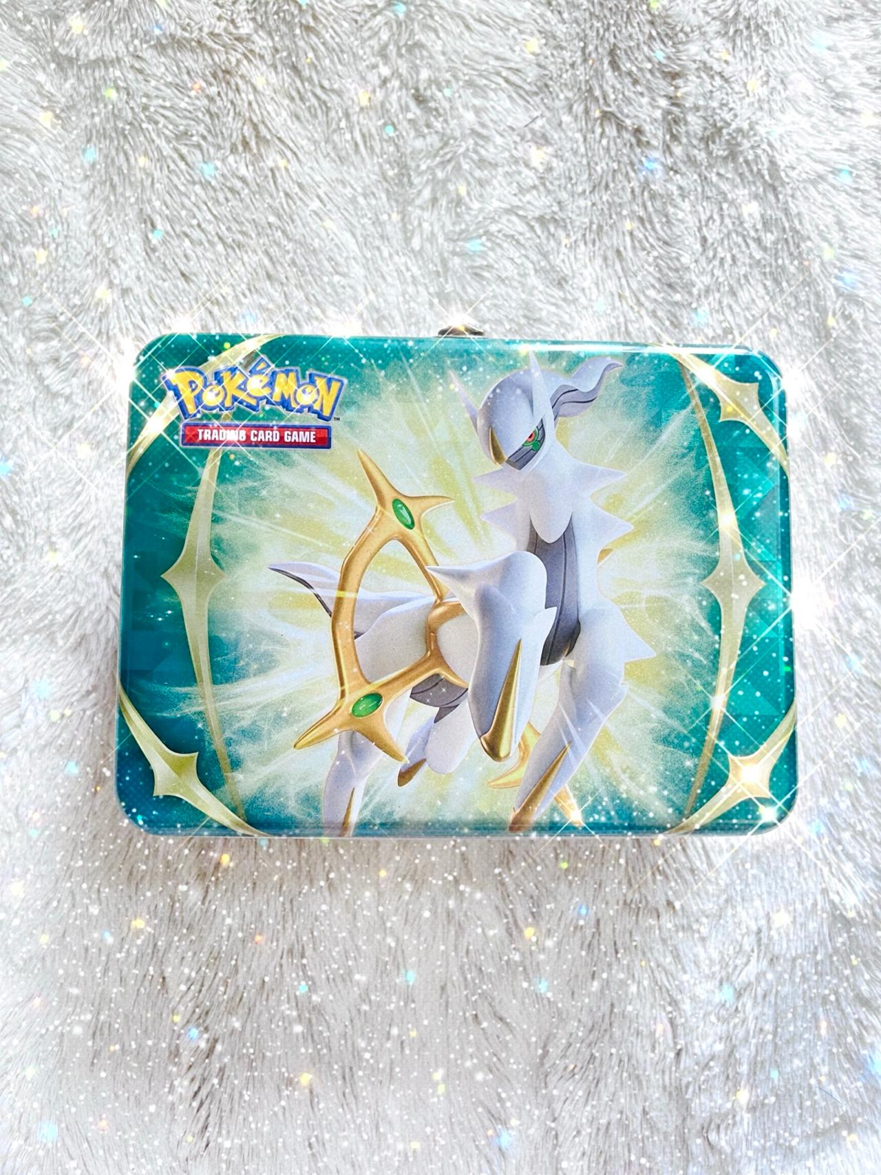 Pokémon TCG Collector Chest 2022 Arceus Tin Lunchbox NO PACKS READ