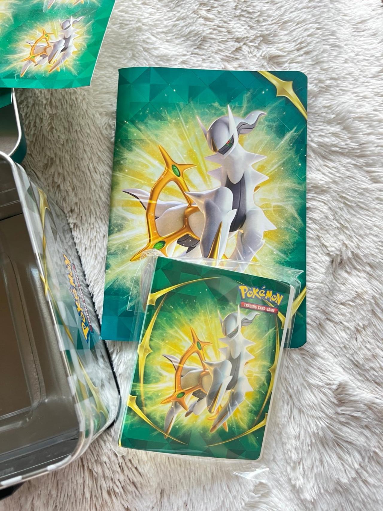 Pokémon TCG Collector Chest 2022 Arceus Tin Lunchbox NO PACKS READ — image 10