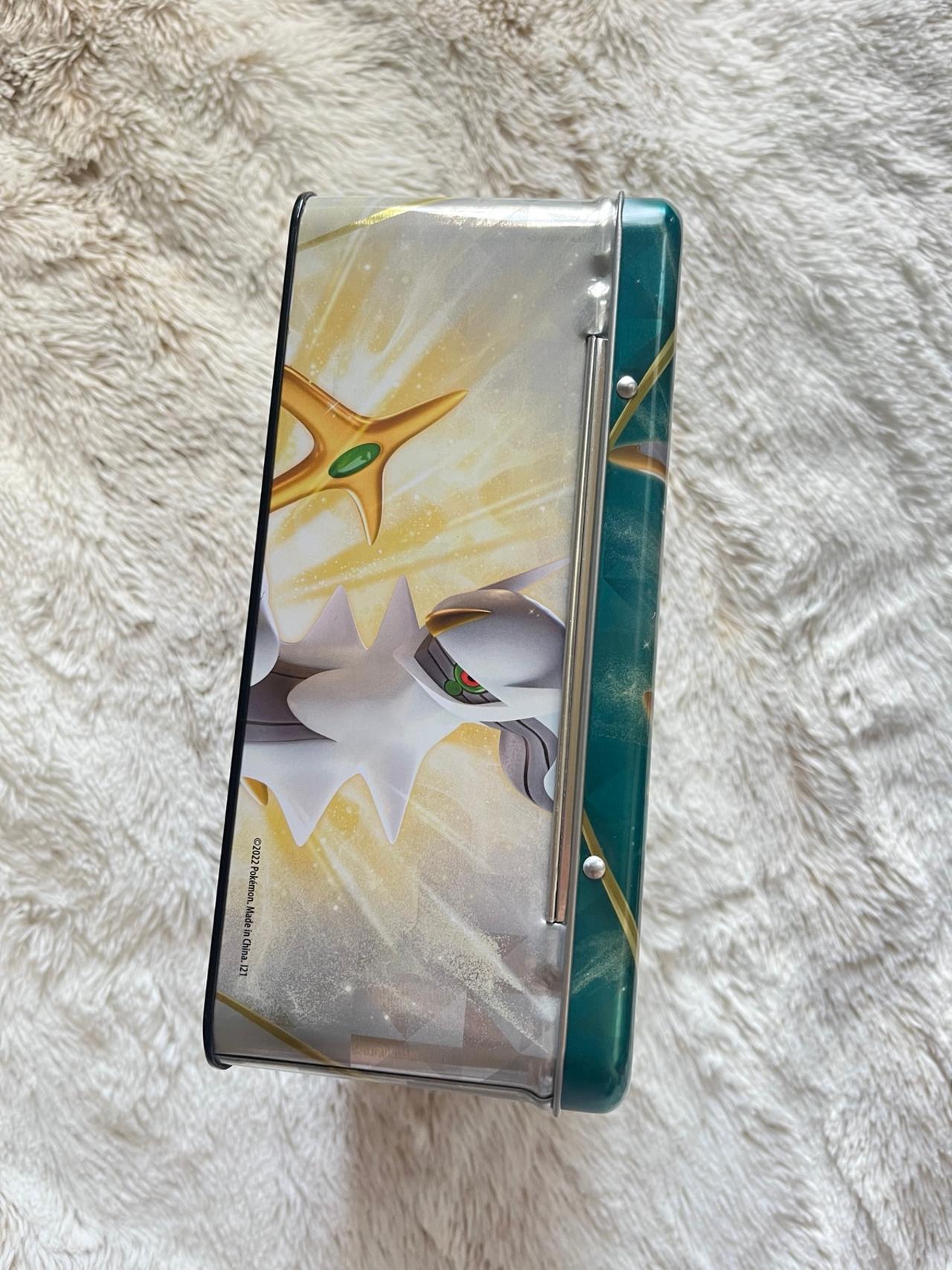 Pokémon TCG Collector Chest 2022 Arceus Tin Lunchbox NO PACKS READ — image 5