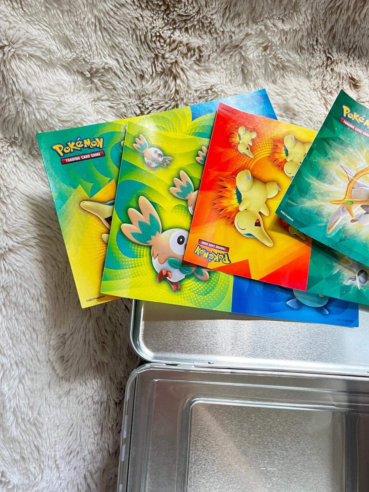 Pokémon TCG Collector Chest 2022 Arceus Tin Lunchbox NO PACKS READ — image 8