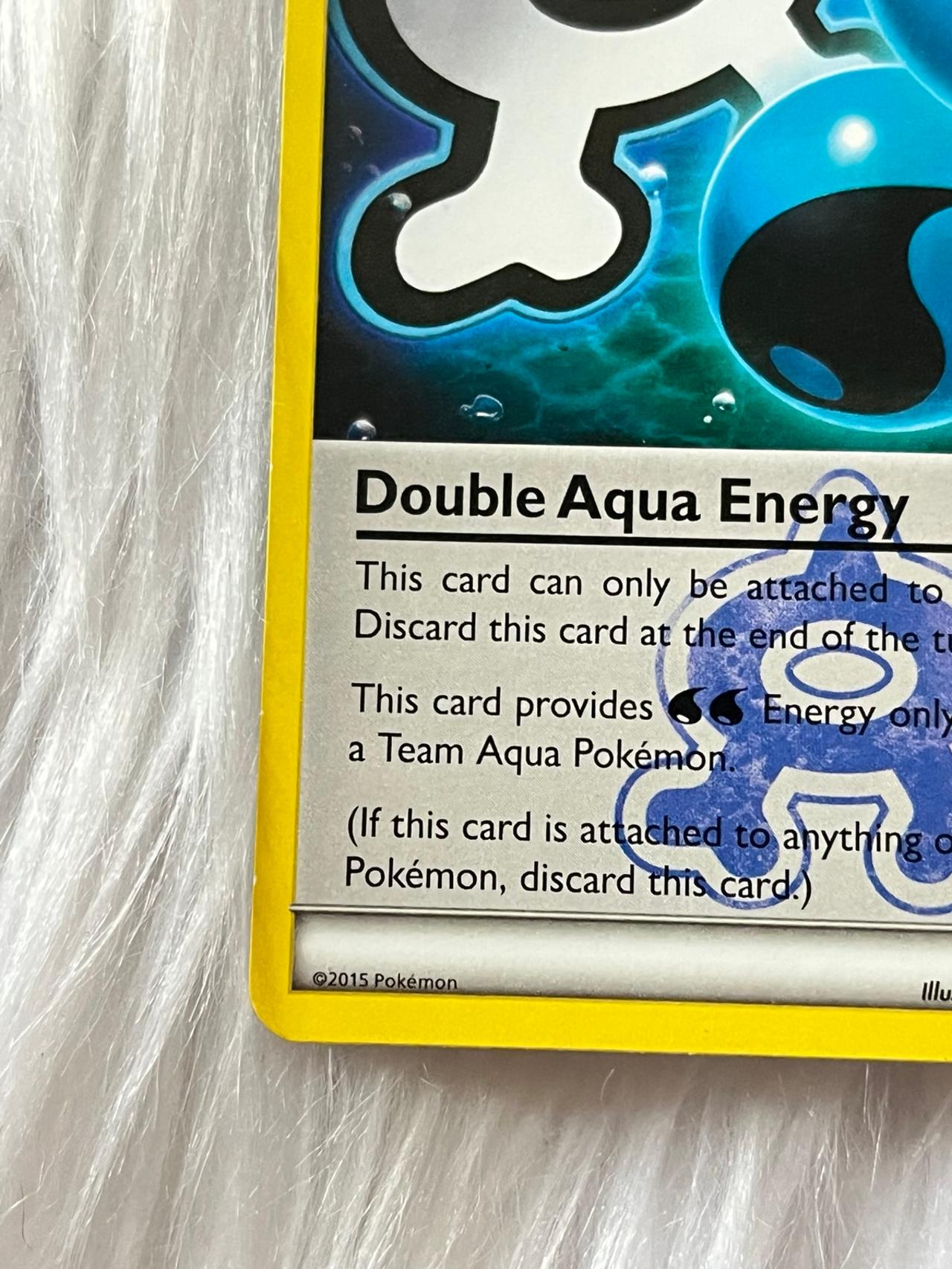 Pokémon TCG Double Crisis Double Aqua Energy 033/034 LP-NM READ — image 2