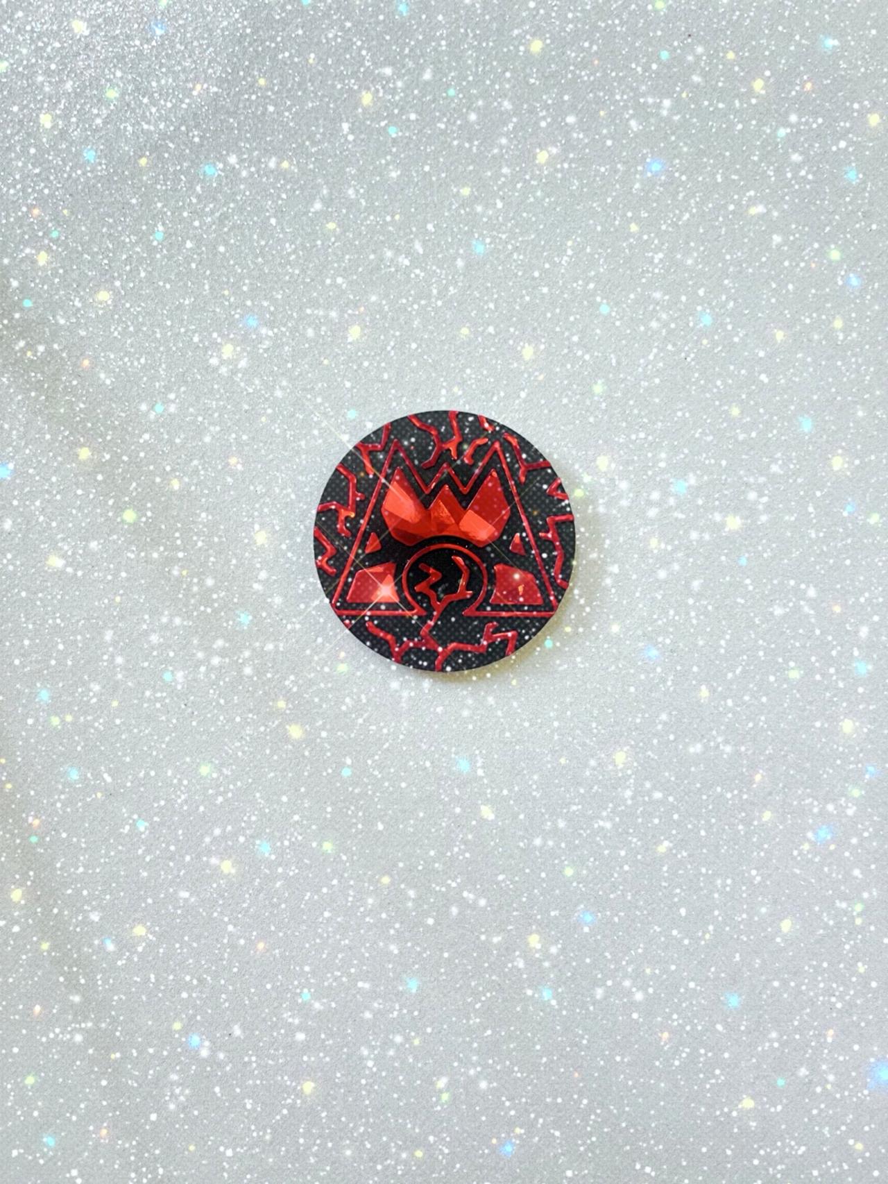Pokémon TCG Double Crisis Team Magma Cracked Ice Holo Collectors Coin GWOP READ