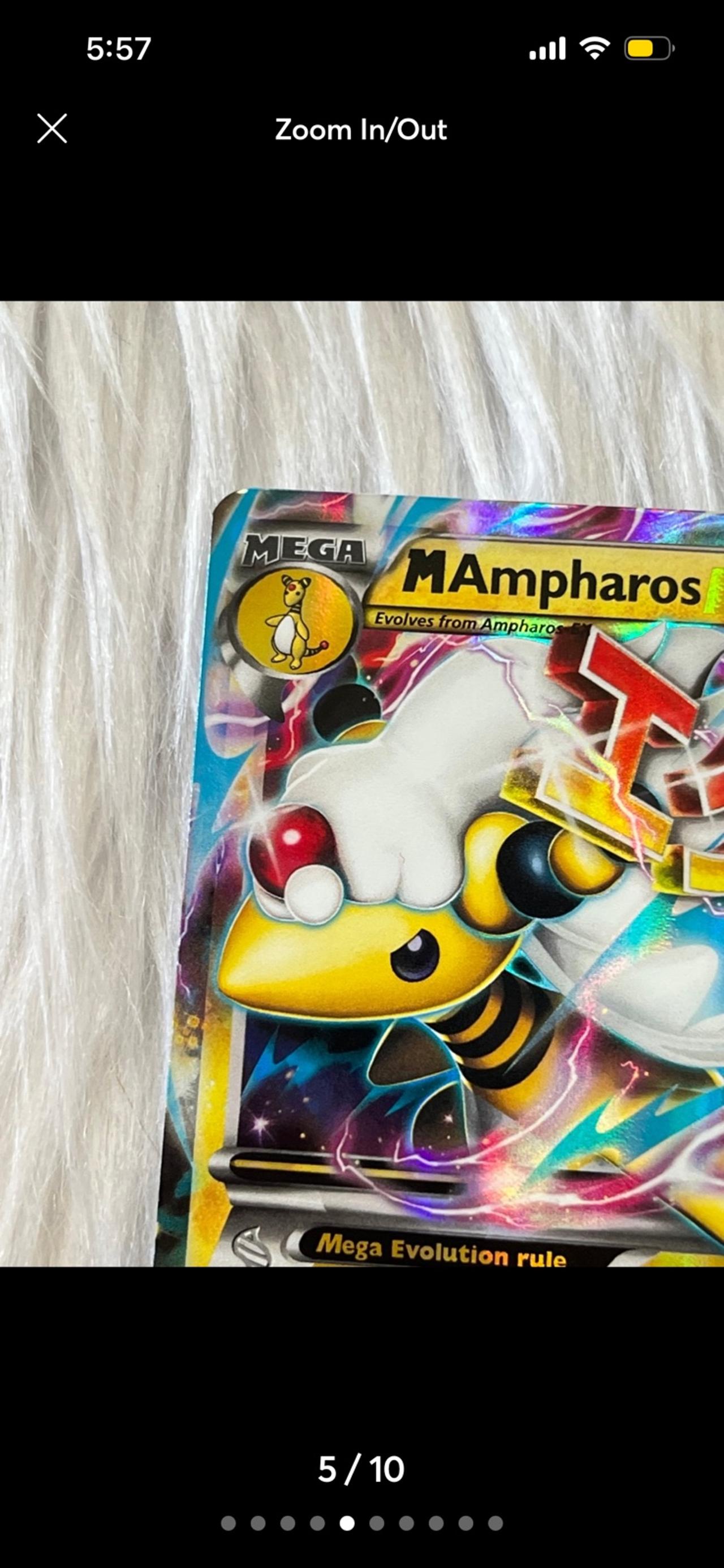 Pokémon TCG XY Ancient Origins M Ampharos EX 28/98 READ — image 5