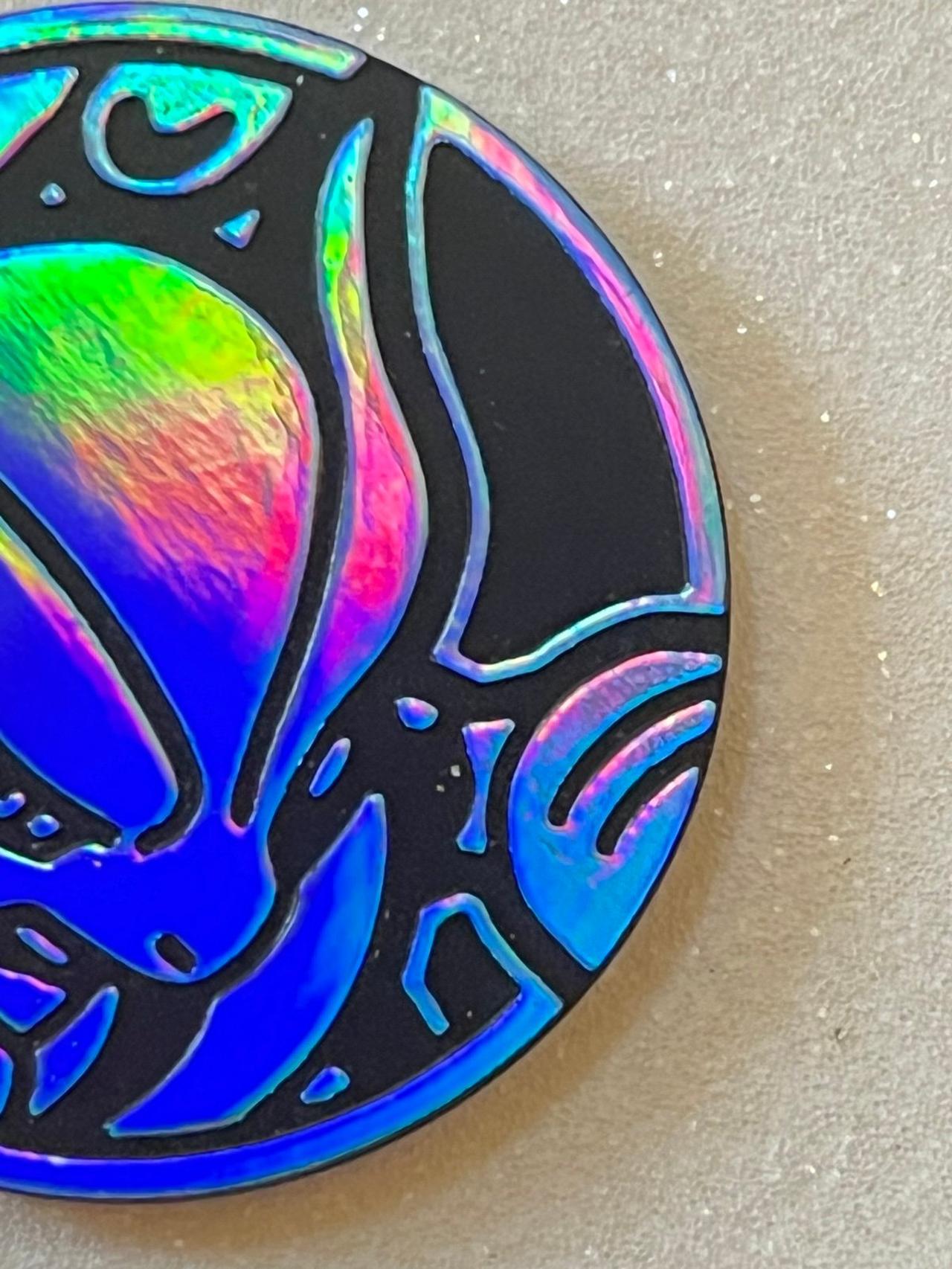 Pokémon TCG XY Breakthrough M Mewtwo Blue Holo Collectors Coin GWOP READ — image 3