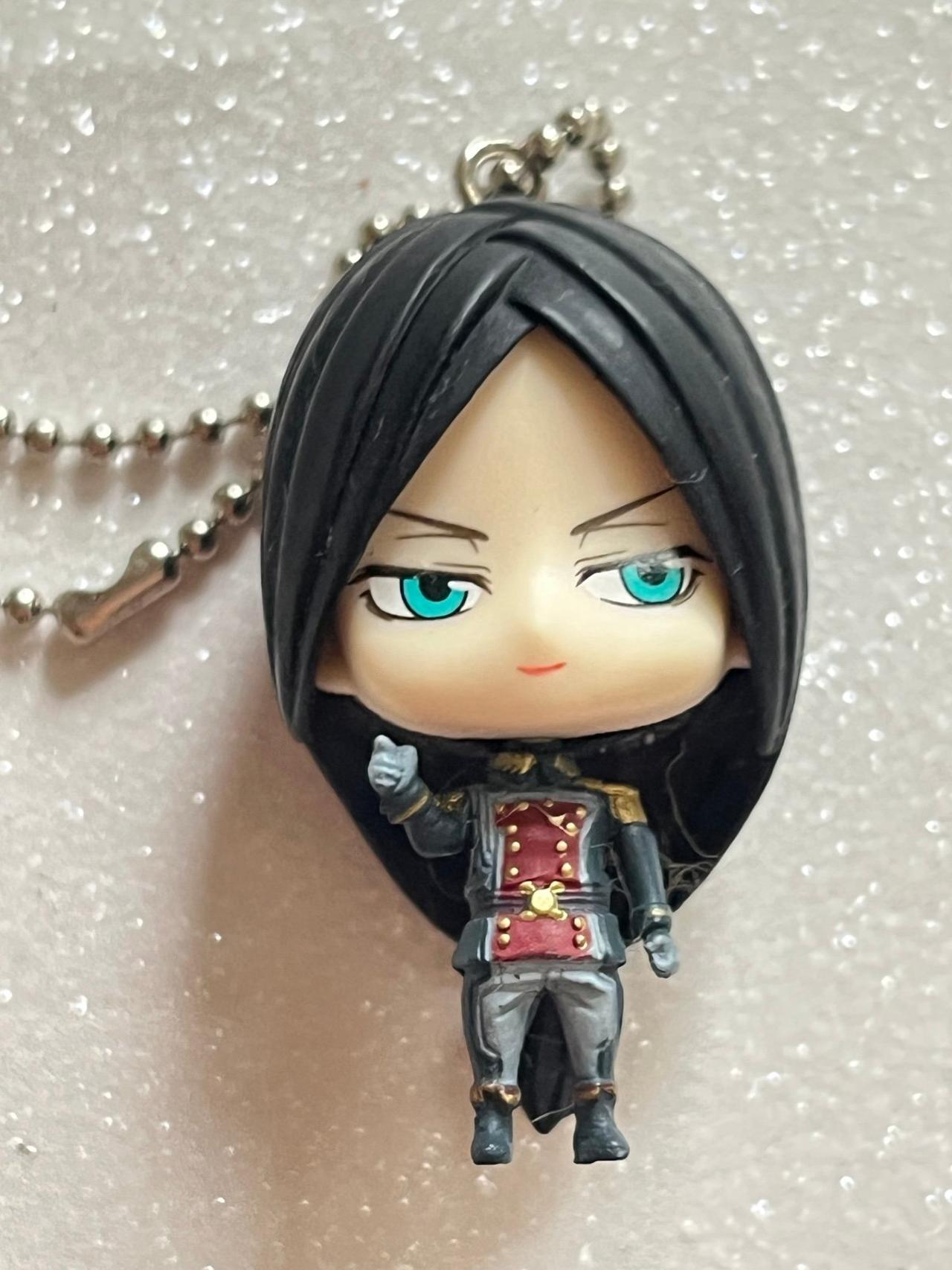Psycho Pass Nicolas Wong Chibi Mascot Figure Keychain LNWOT READ — image 2