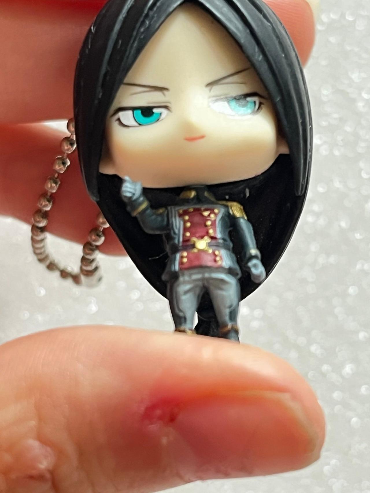 Psycho Pass Nicolas Wong Chibi Mascot Figure Keychain LNWOT READ — image 3