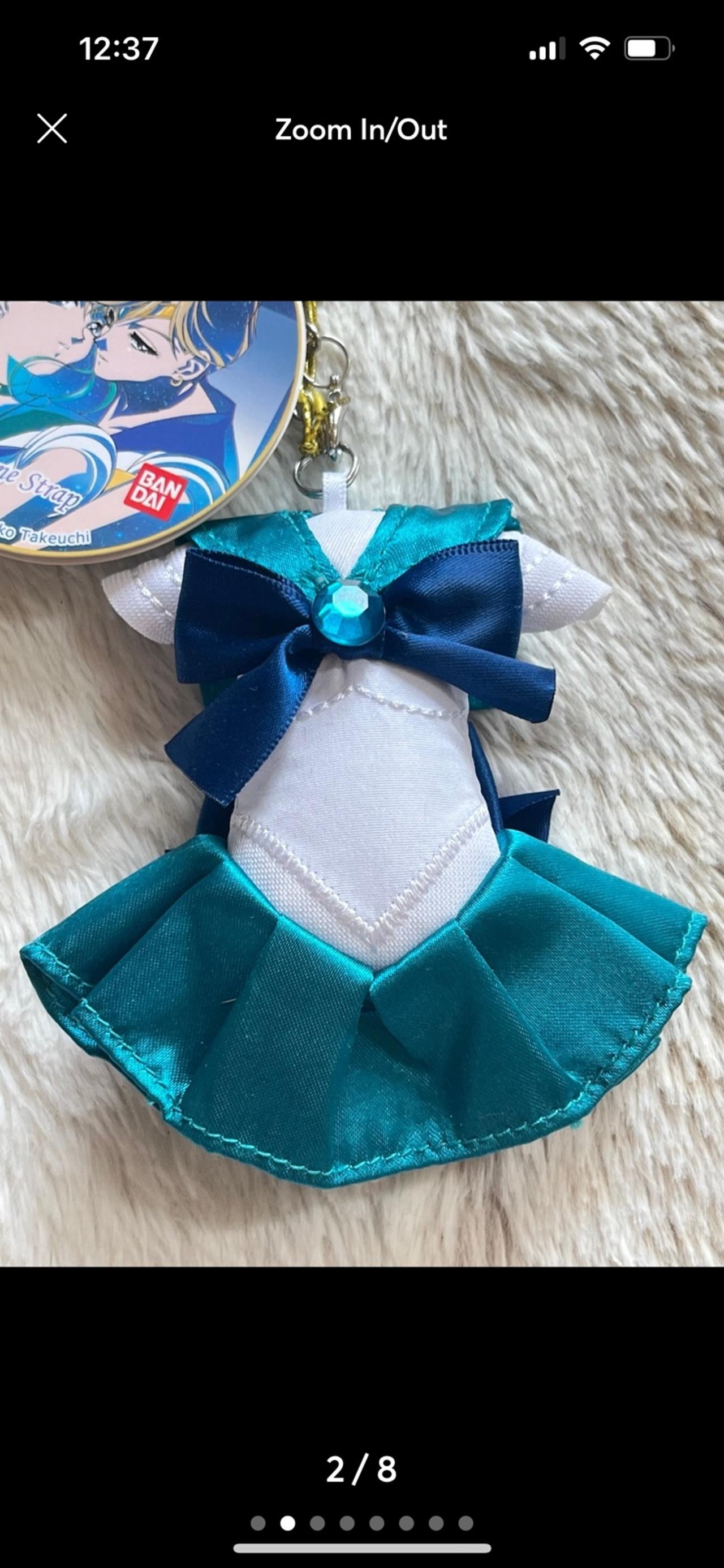 Sailor Moon Neptune Costume Plush Mascot Keychain JP EXCLUSIVE LNWT READ — image 2