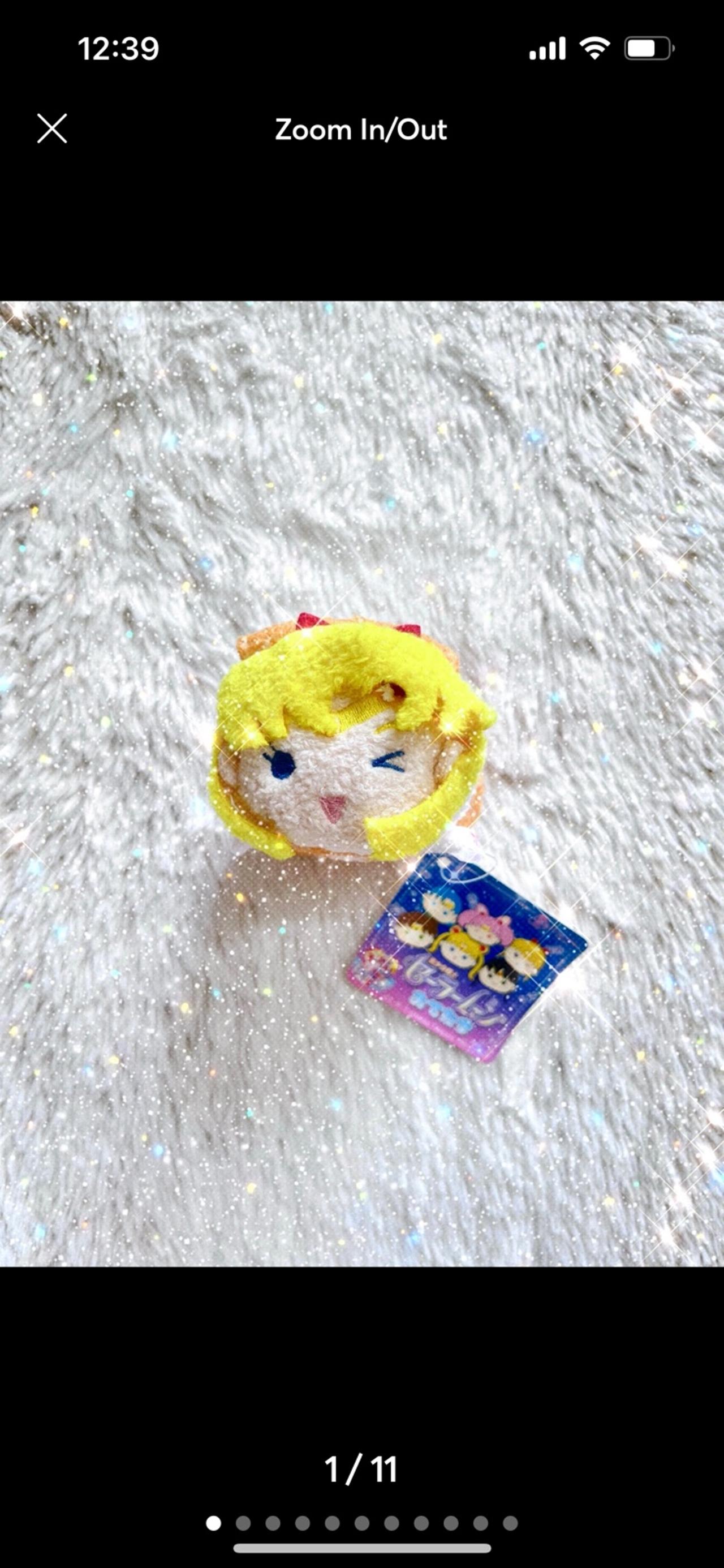 Sailor Moon Venus Winking Otedama Tsum Tsum Plush LNWT READ