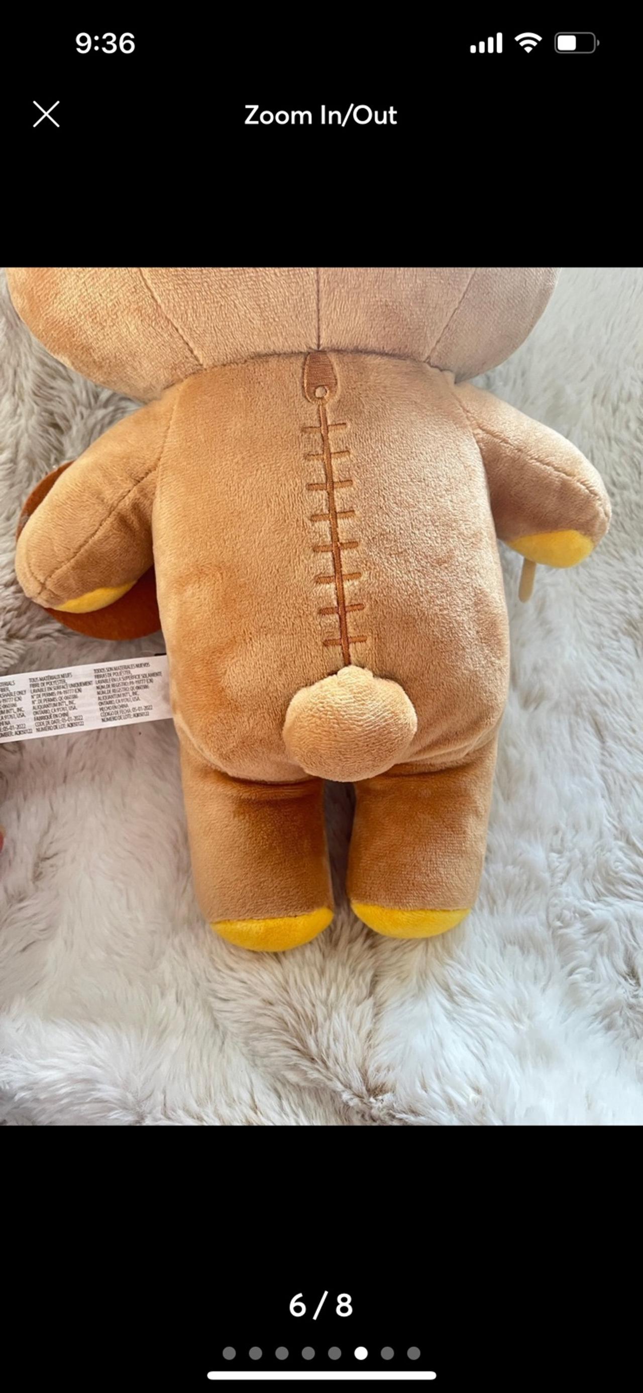 San-X Rilakkuma Cafe with Donut & Fork 2022 Plush LNWOT READ — image 6