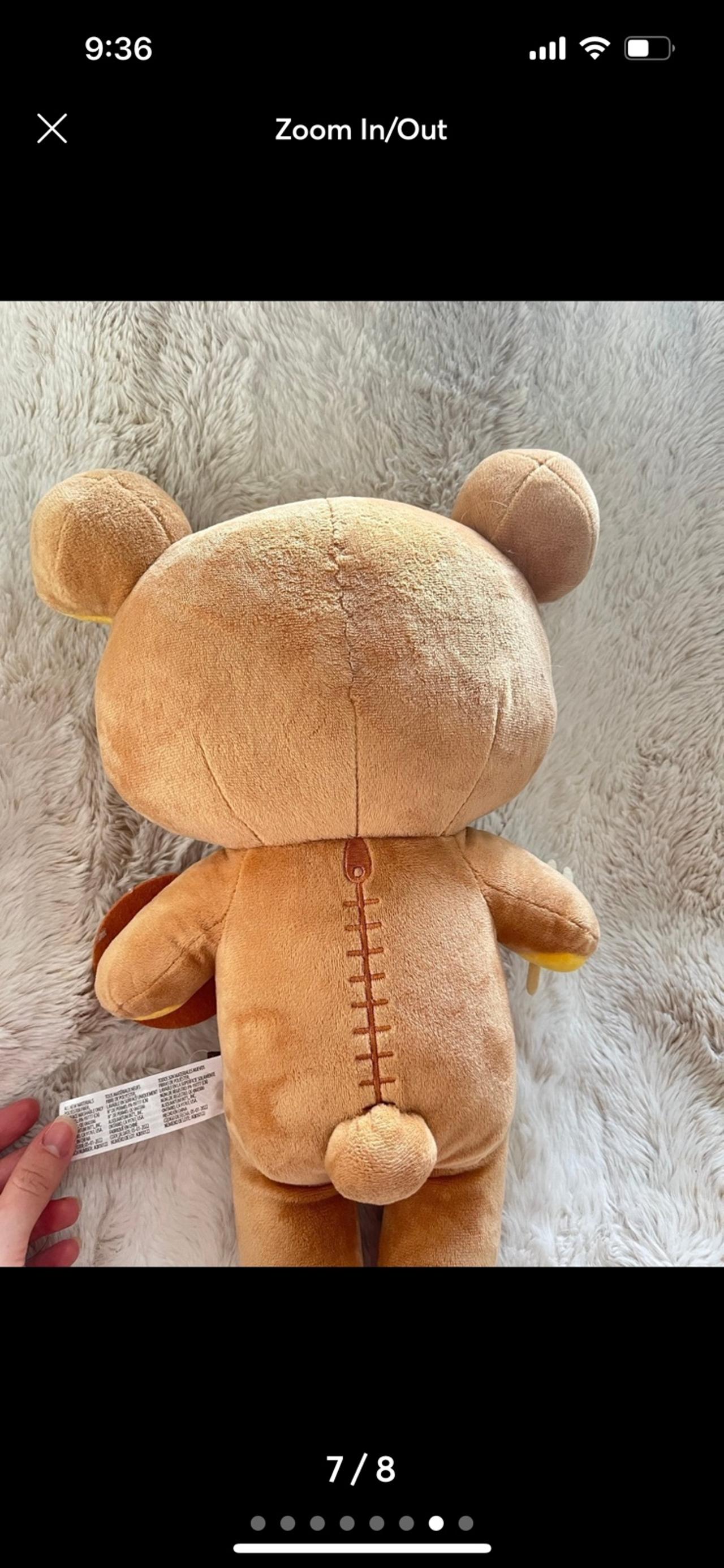 San-X Rilakkuma Cafe with Donut & Fork 2022 Plush LNWOT READ — image 7