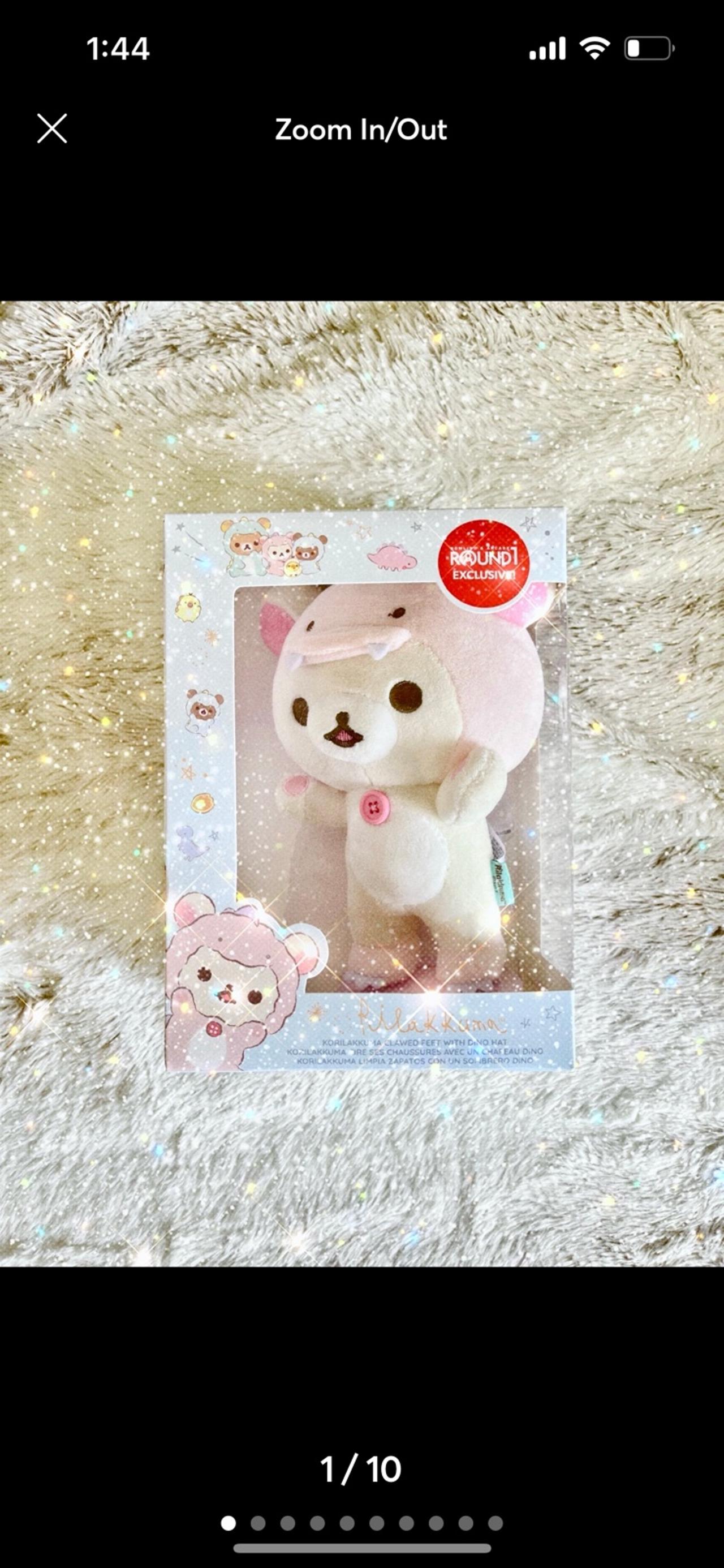 San-X Rilakkuma Korilakkuma Round 1 Exclusive Dinosaura Costumes NIB READ