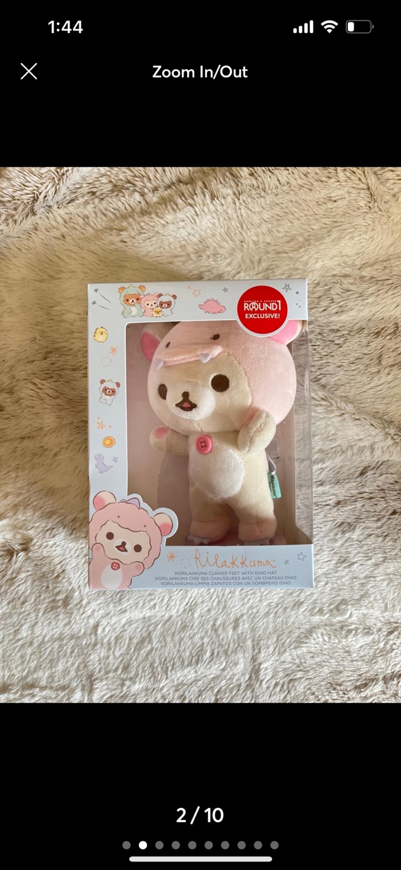 San-X Rilakkuma Korilakkuma Round 1 Exclusive Dinosaura Costumes NIB READ — image 2