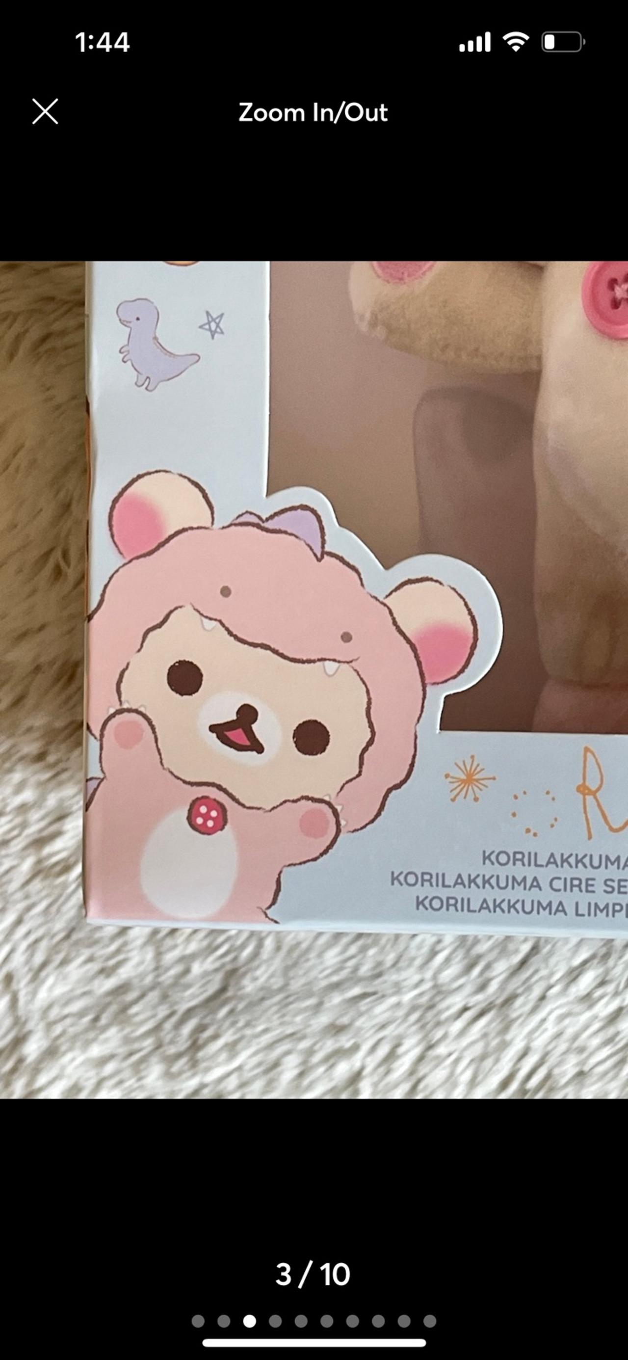 San-X Rilakkuma Korilakkuma Round 1 Exclusive Dinosaura Costumes NIB READ — image 3