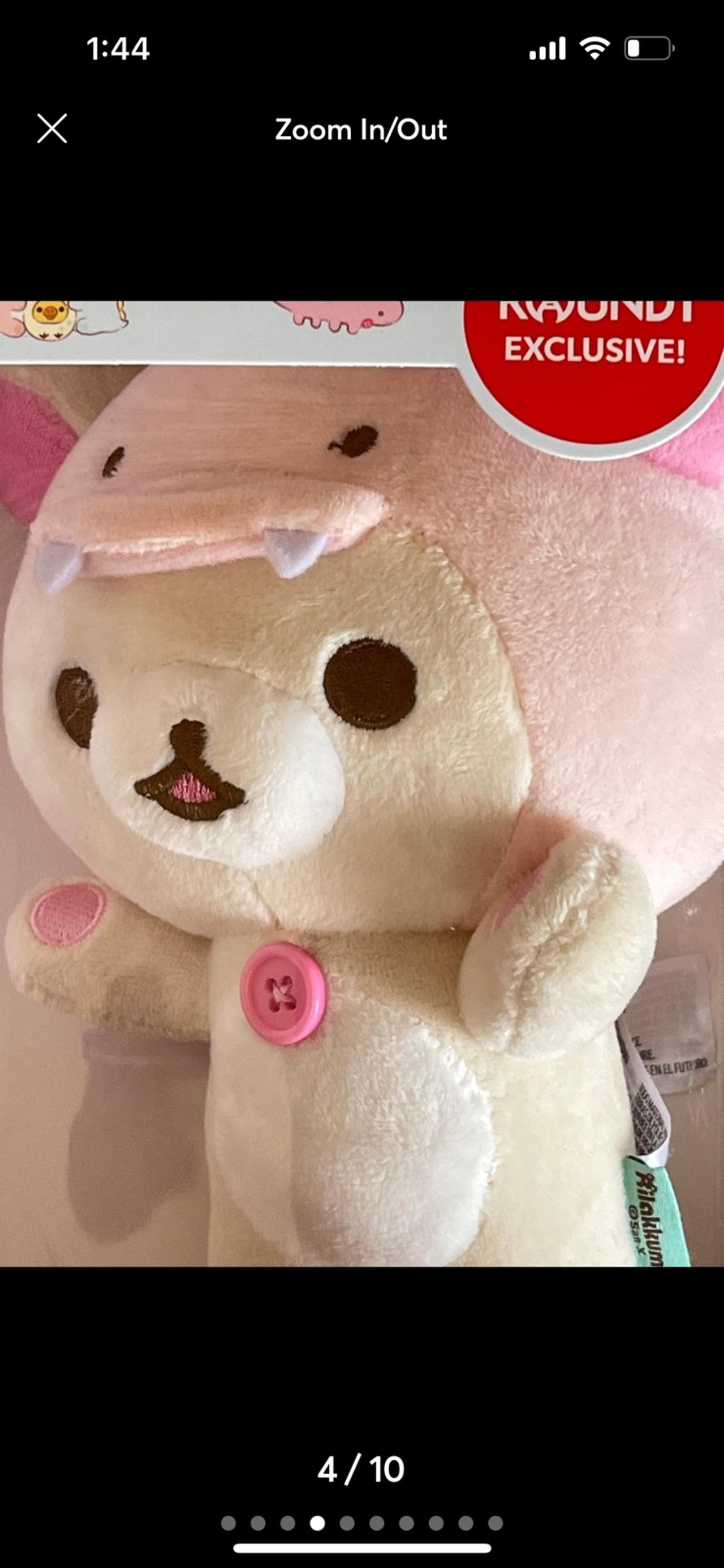 San-X Rilakkuma Korilakkuma Round 1 Exclusive Dinosaura Costumes NIB READ — image 4