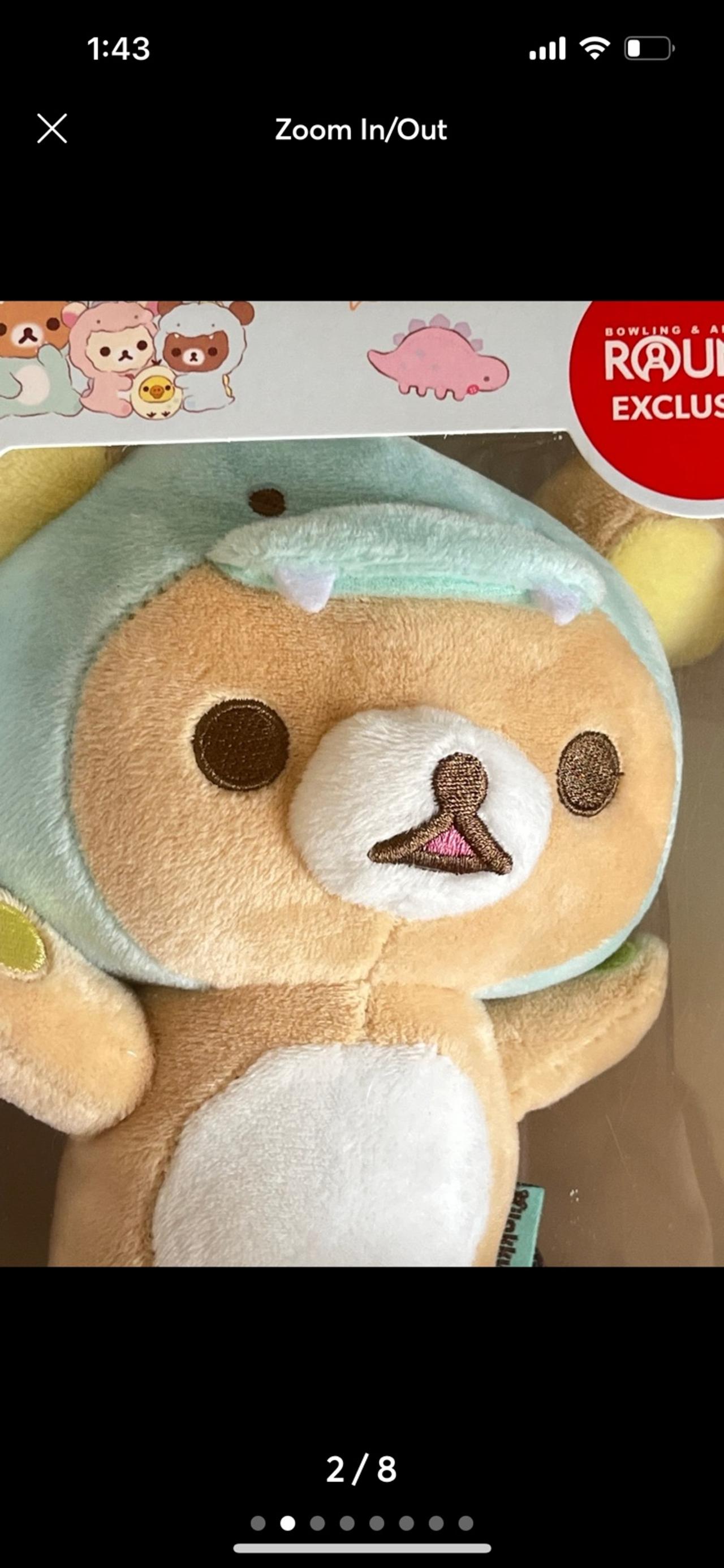 San-X Rilakkuma Round 1 Exclusive Dinosaura Costumes NIB READ — image 2