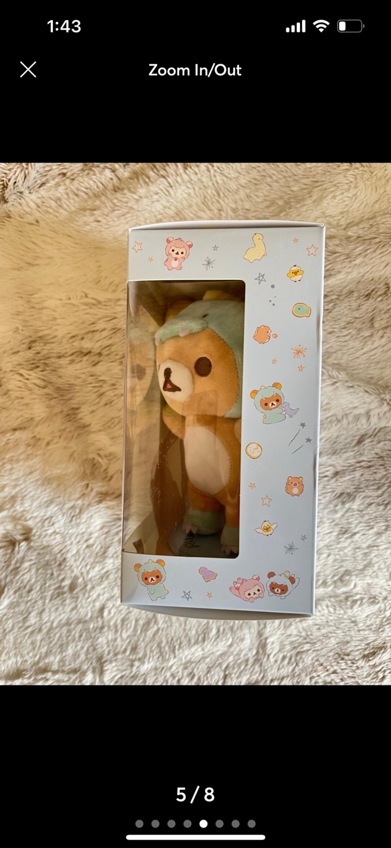 San-X Rilakkuma Round 1 Exclusive Dinosaura Costumes NIB READ — image 5