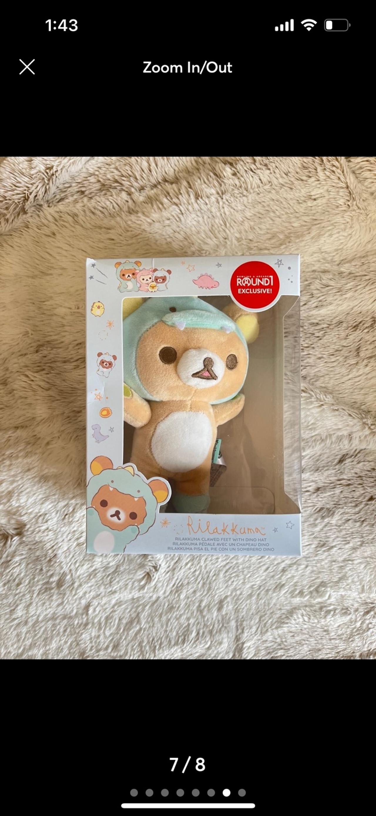 San-X Rilakkuma Round 1 Exclusive Dinosaura Costumes NIB READ — image 7