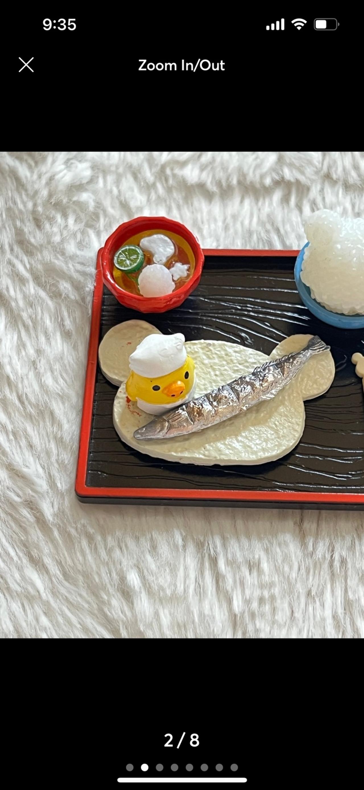 San-X x ReMent Rilakkuma Diner Dinner Set Miniature Figure GWOP READ — image 2