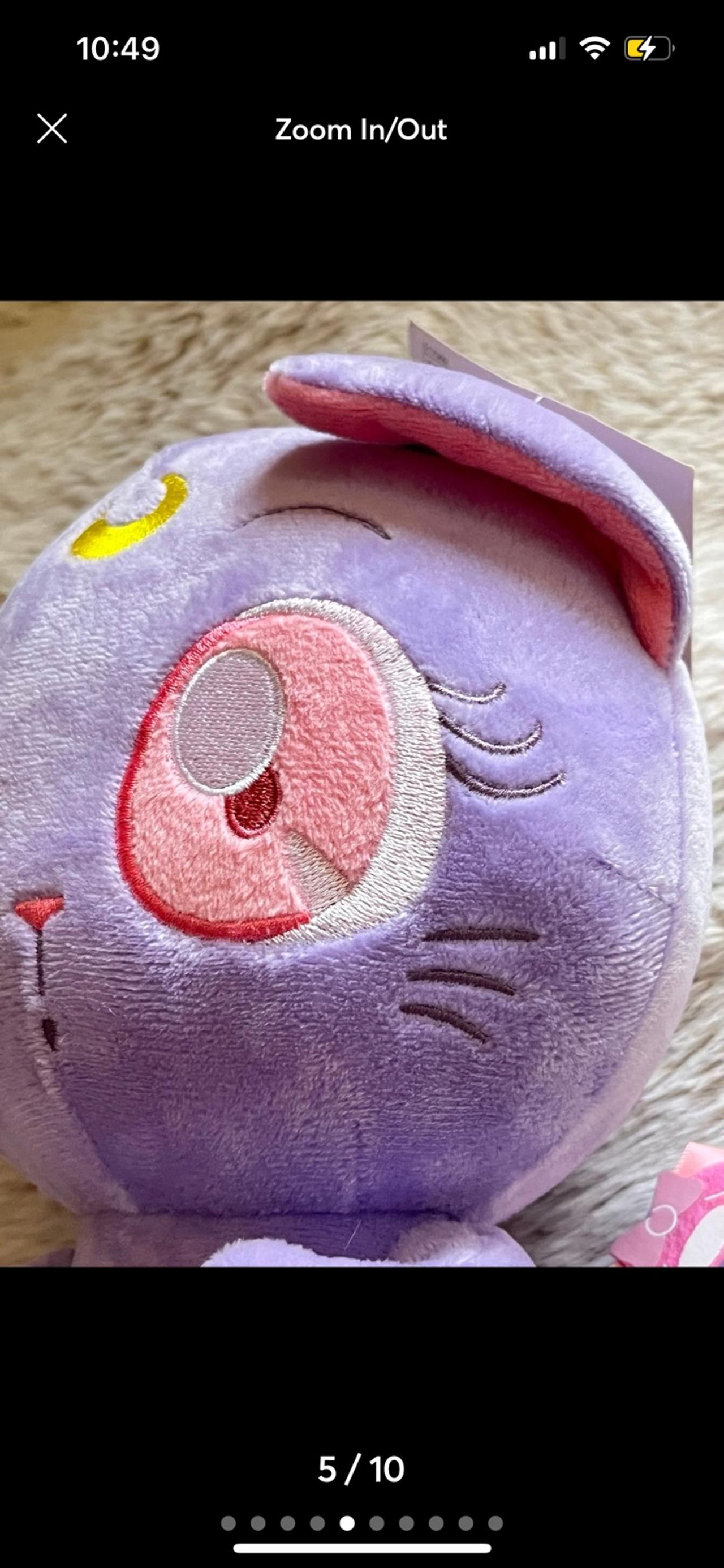 Sanrio 25th Anniversary My Melody x Sailor Moon 15-18” Luna Plush Doll NWT READ — image 5