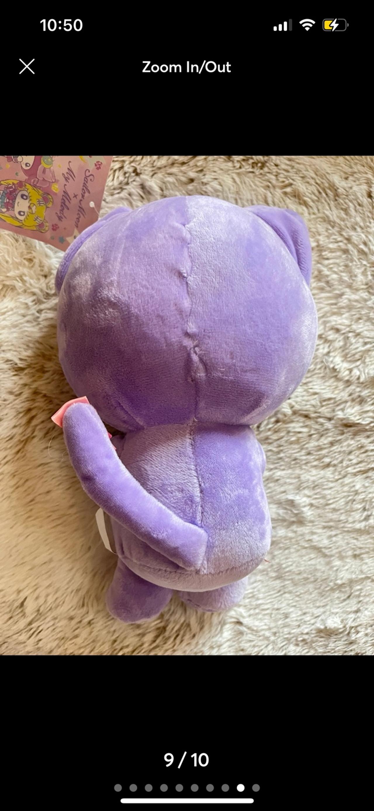 Sanrio 25th Anniversary My Melody x Sailor Moon 15-18” Luna Plush Doll NWT READ — image 9
