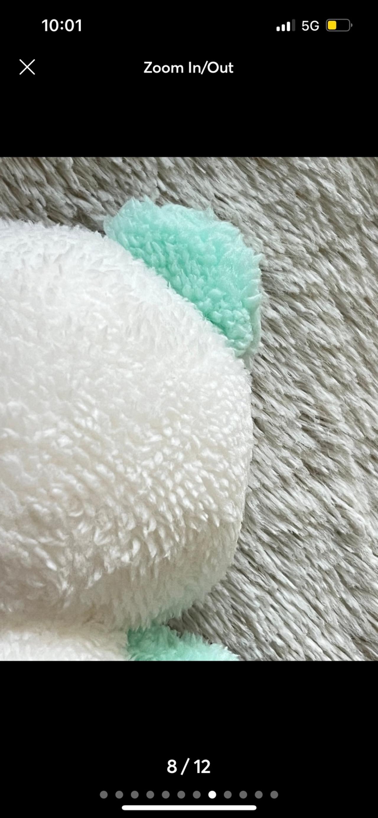 Sanrio Characters Hello Kitty x Round 1 Panda Costume Mint Color Plush NWT READ — image 8