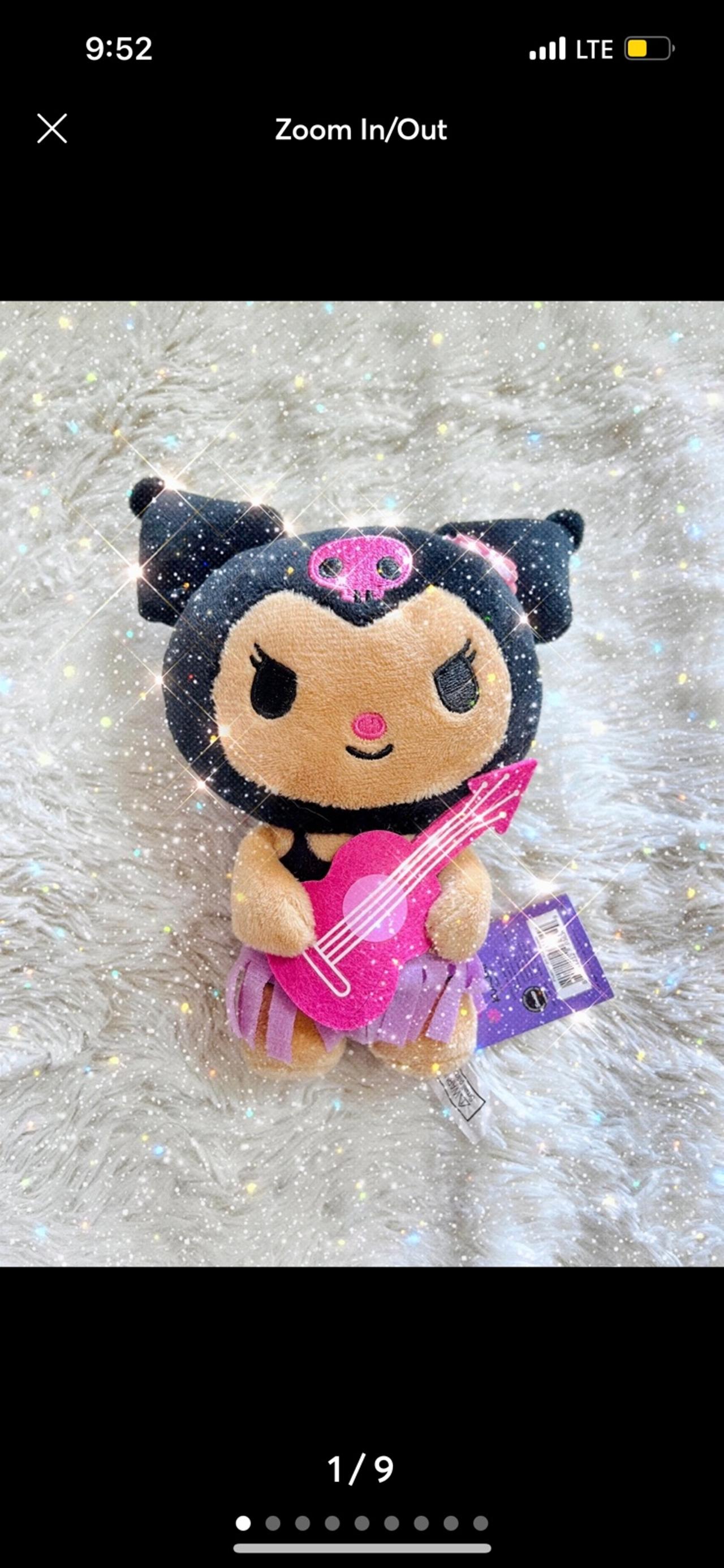 Sanrio Characters Kuromi Ukelele Plush Hawaii Exclusive NWT READ