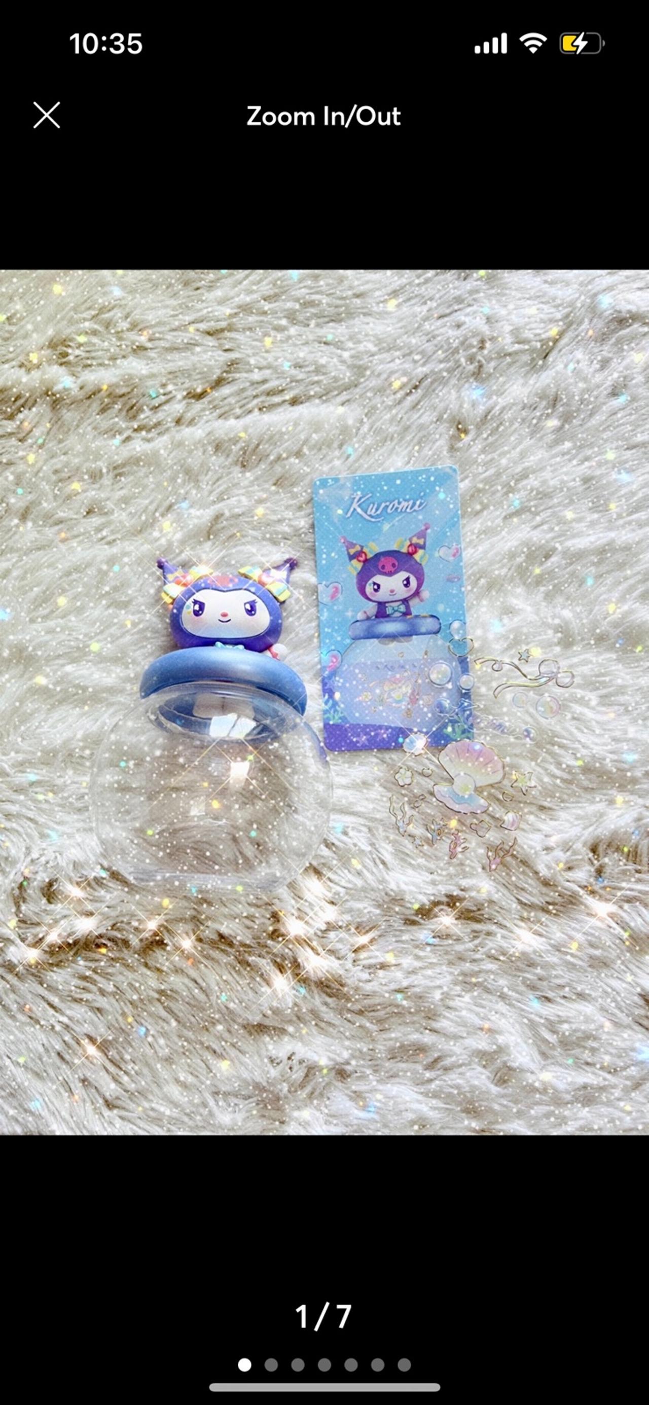 Sanrio Characters Miniso Ocean Pearls Kuromi Figure LNWOP READ