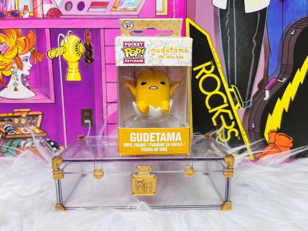 Sanrio Gudetama Funko Pop Mini Keychain NIB