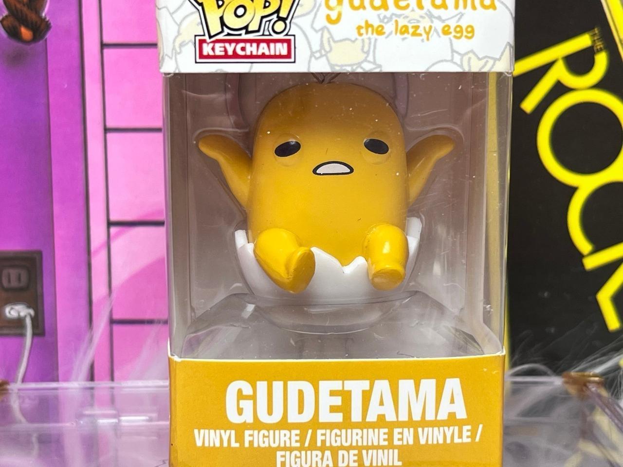 Sanrio Gudetama Funko Pop Mini Keychain NIB — image 2