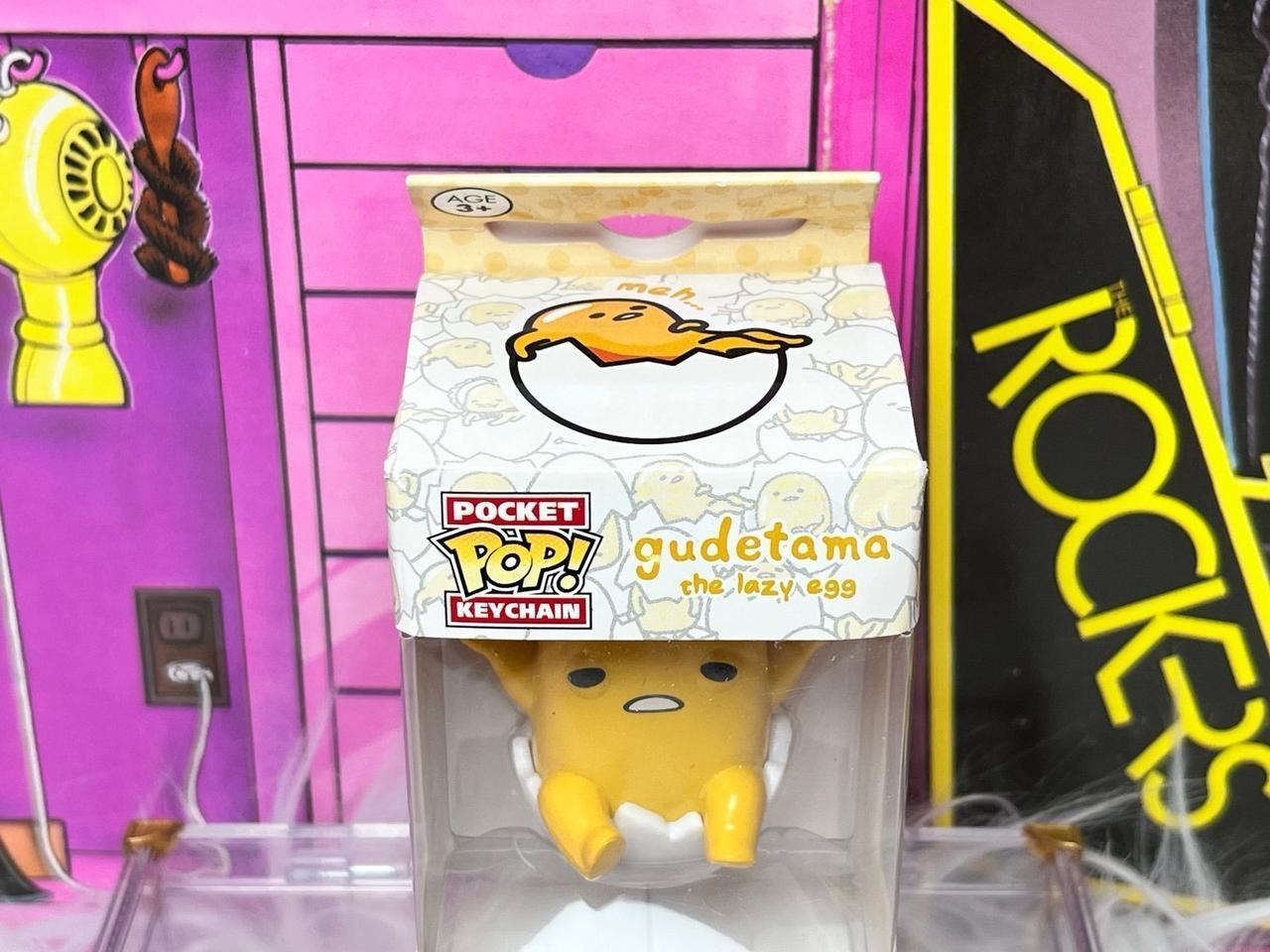 Sanrio Gudetama Funko Pop Mini Keychain NIB — image 3