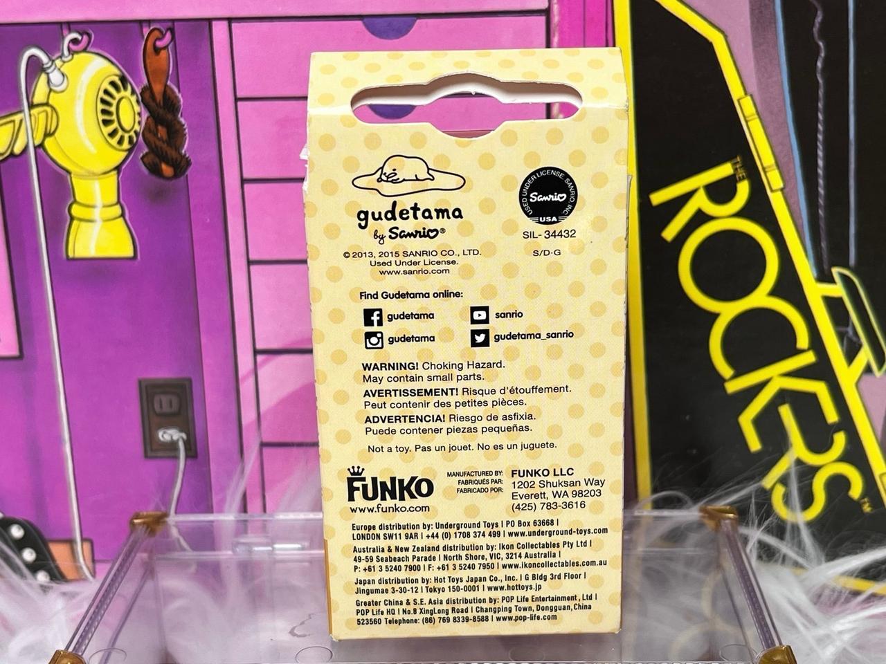 Sanrio Gudetama Funko Pop Mini Keychain NIB — image 6
