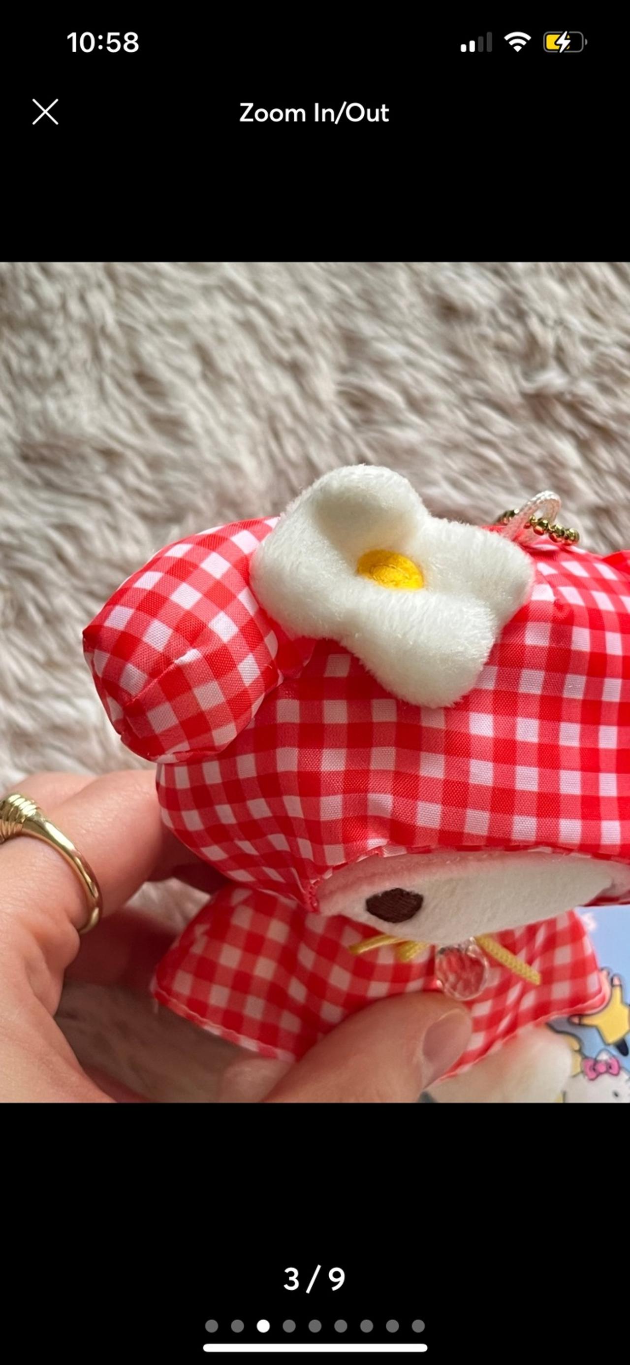 Sanrio My Melody Picnic Series Plush Keychain NWT READ — image 3
